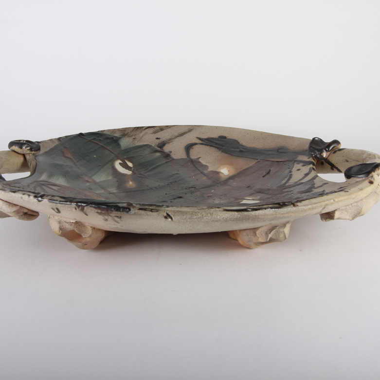 Signed Handmade Pottery Tray