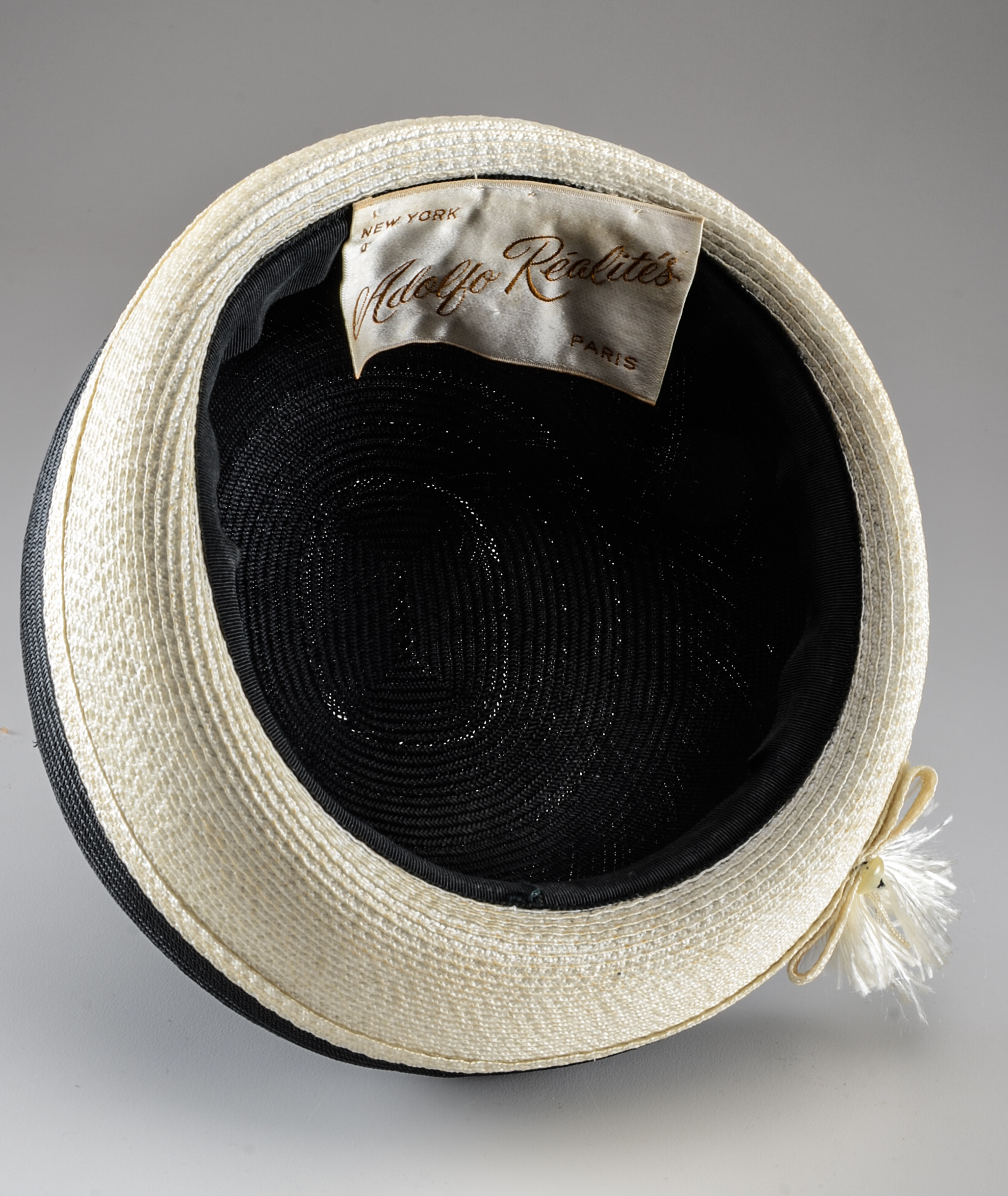 Three Vintage Hats Including an Adolfo Realities Cellophane Hat