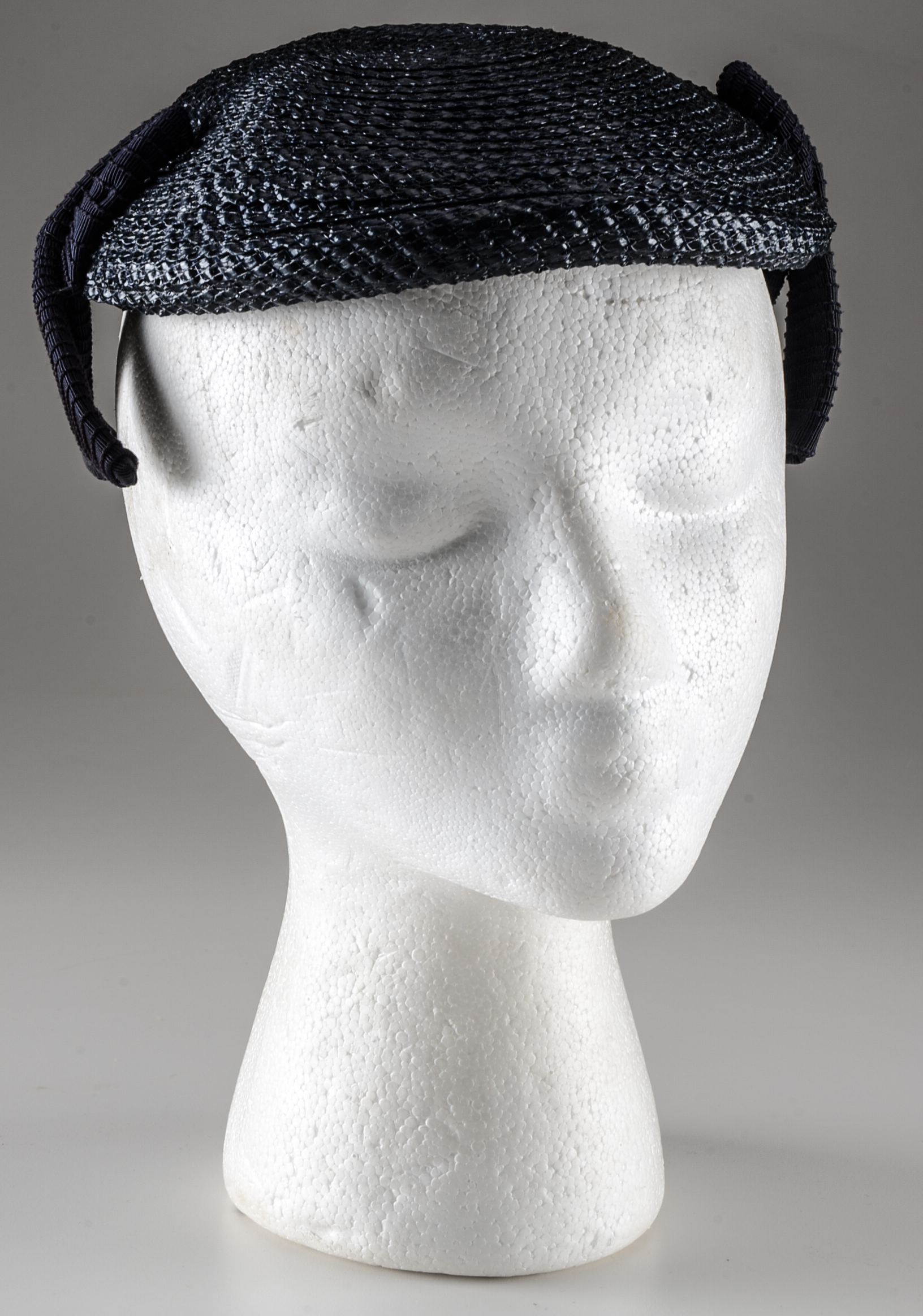 Three Vintage Hats Including an Adolfo Realities Cellophane Hat