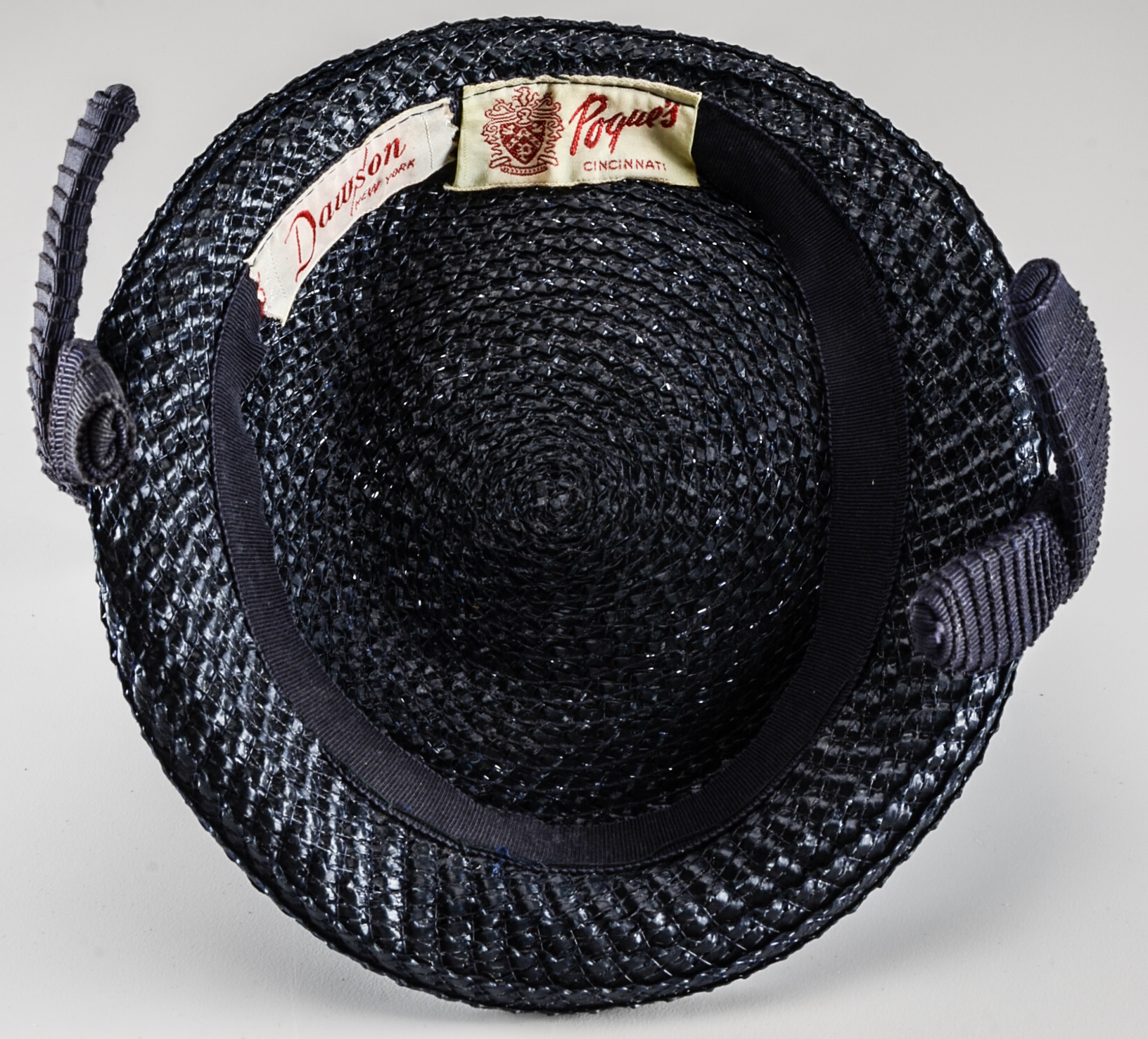 Three Vintage Hats Including an Adolfo Realities Cellophane Hat