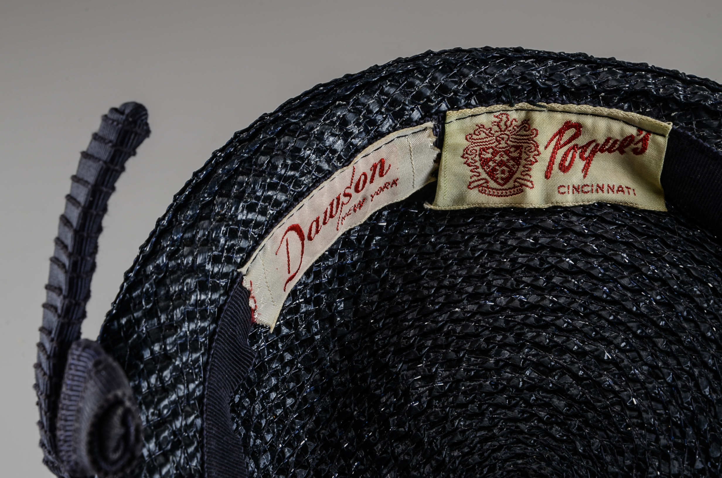 Three Vintage Hats Including an Adolfo Realities Cellophane Hat