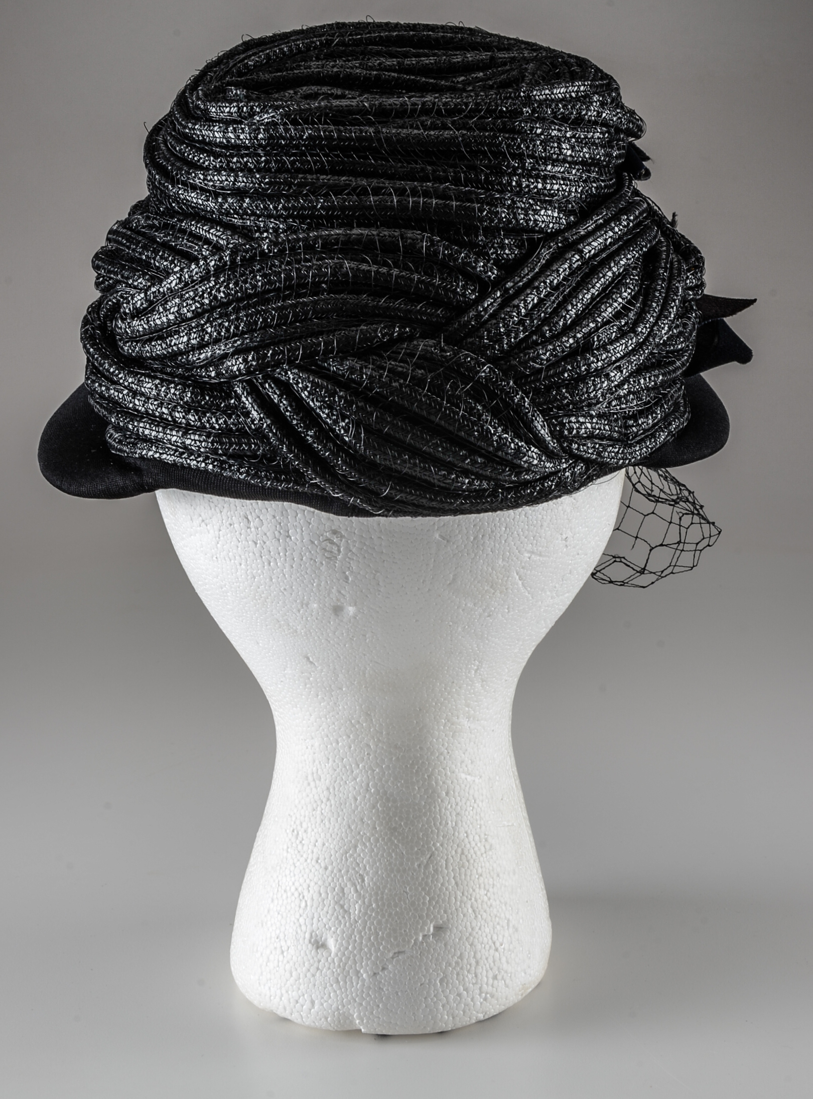 Three Vintage Hats Including an Adolfo Realities Cellophane Hat