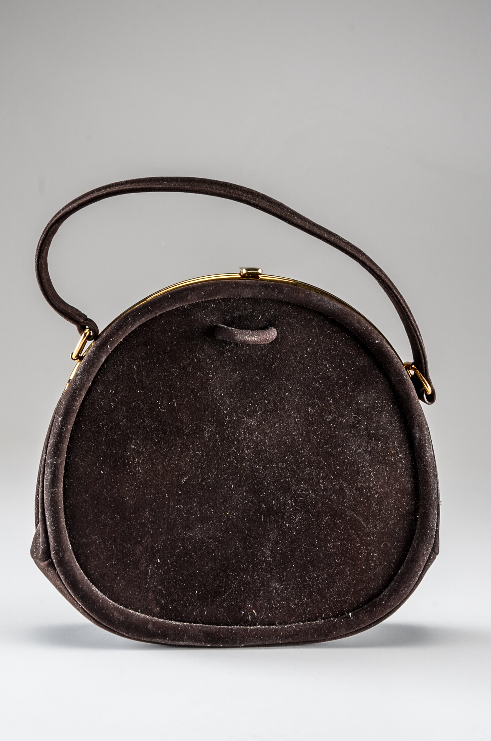 Two Vintage Suede Handbags Including Koret