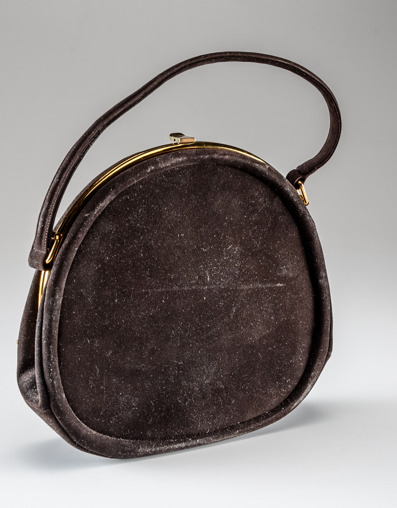 Two Vintage Suede Handbags Including Koret