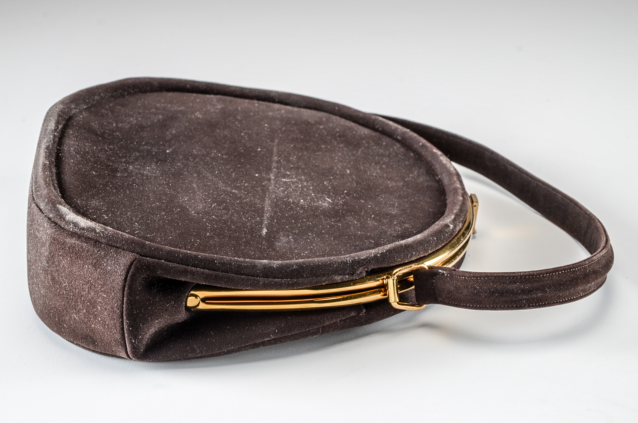 Two Vintage Suede Handbags Including Koret