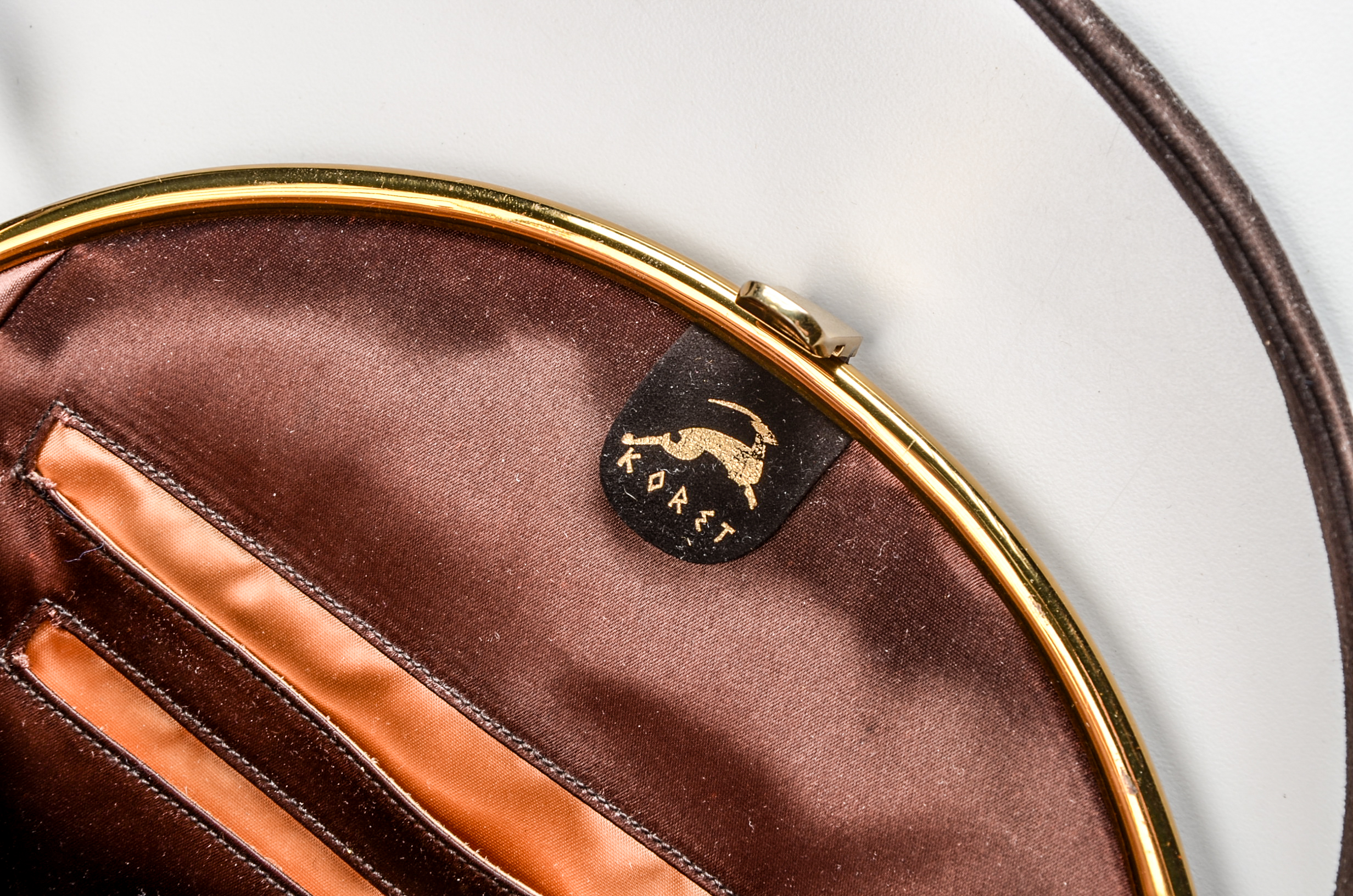 Two Vintage Suede Handbags Including Koret