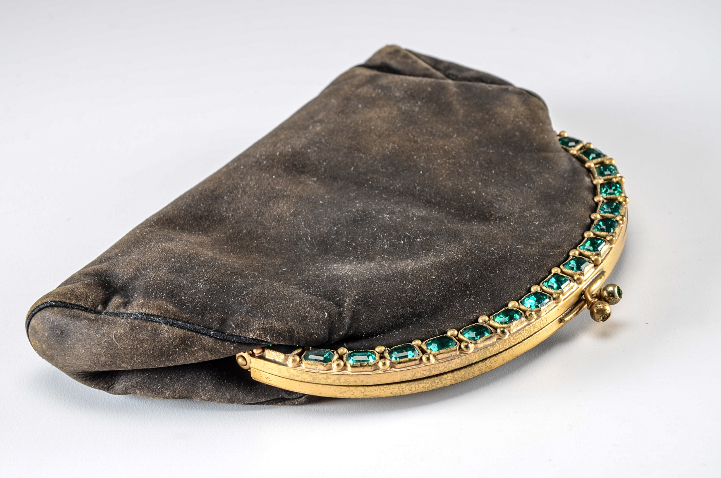 Two Vintage Suede Handbags Including Koret