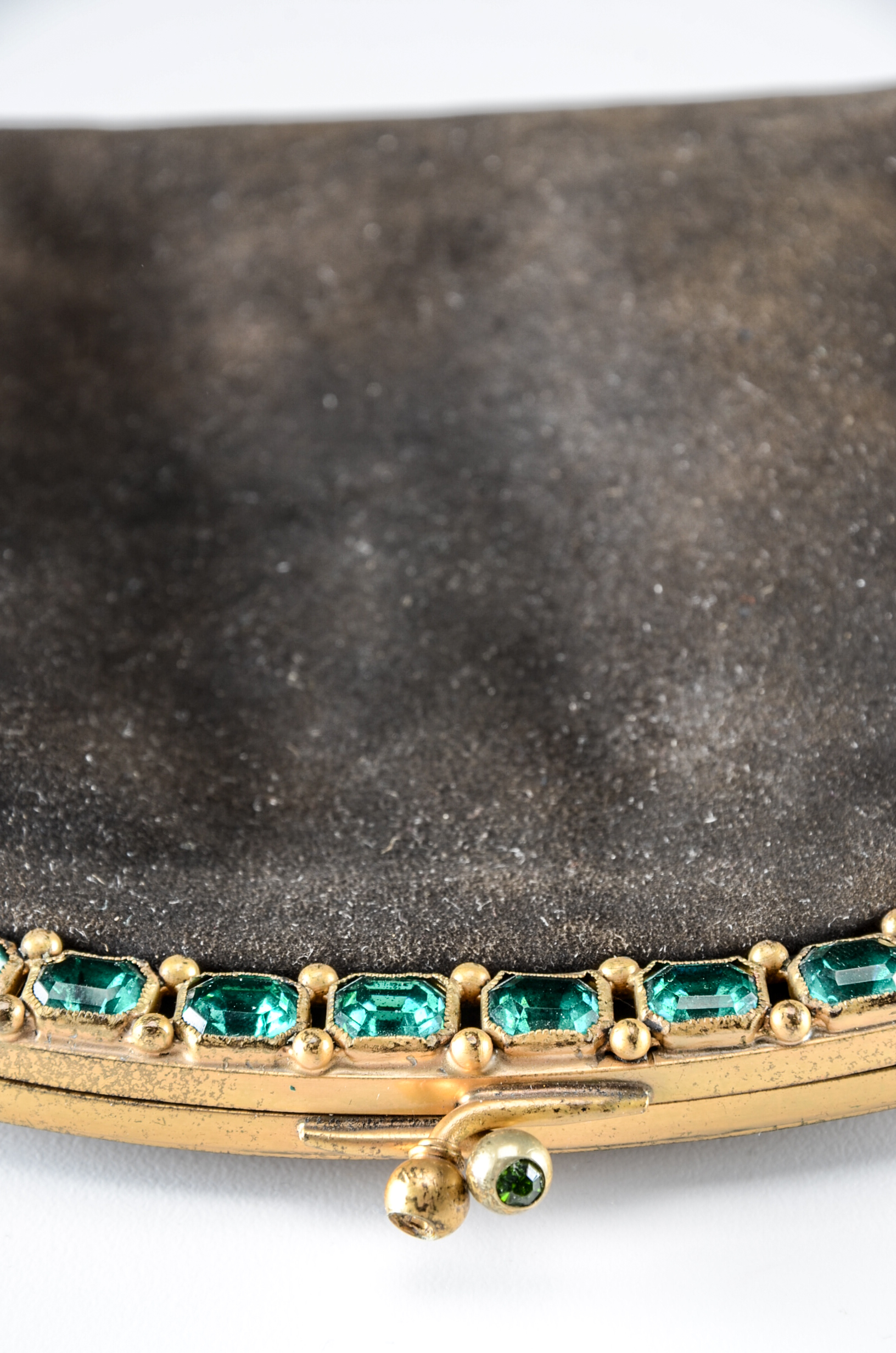 Two Vintage Suede Handbags Including Koret