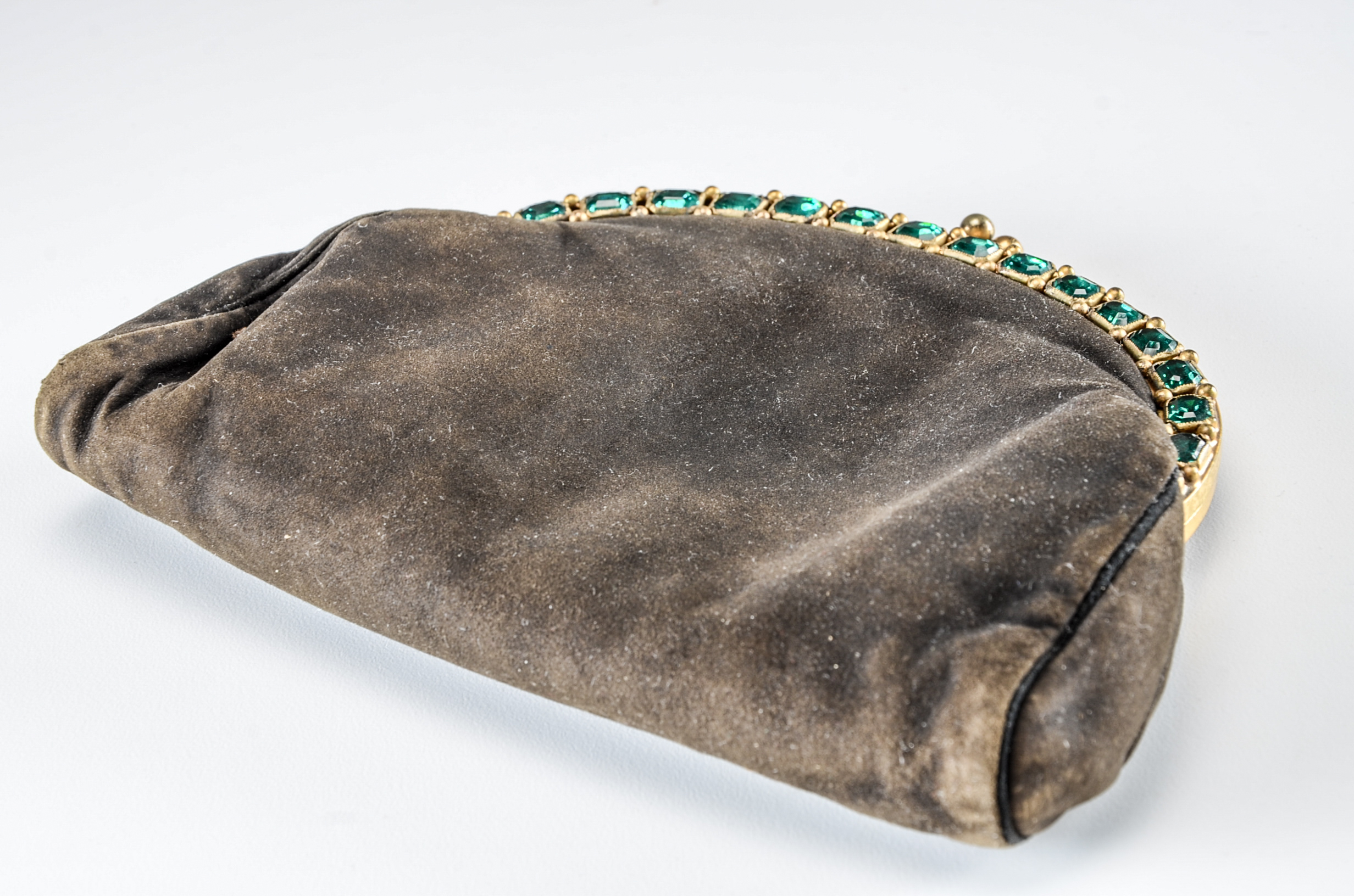 Two Vintage Suede Handbags Including Koret