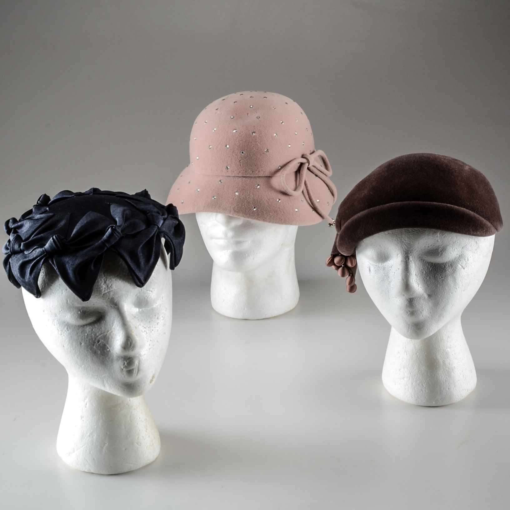 Three Vintage Hats