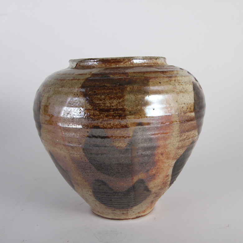 Pair of Tapered  Ceramic Vases