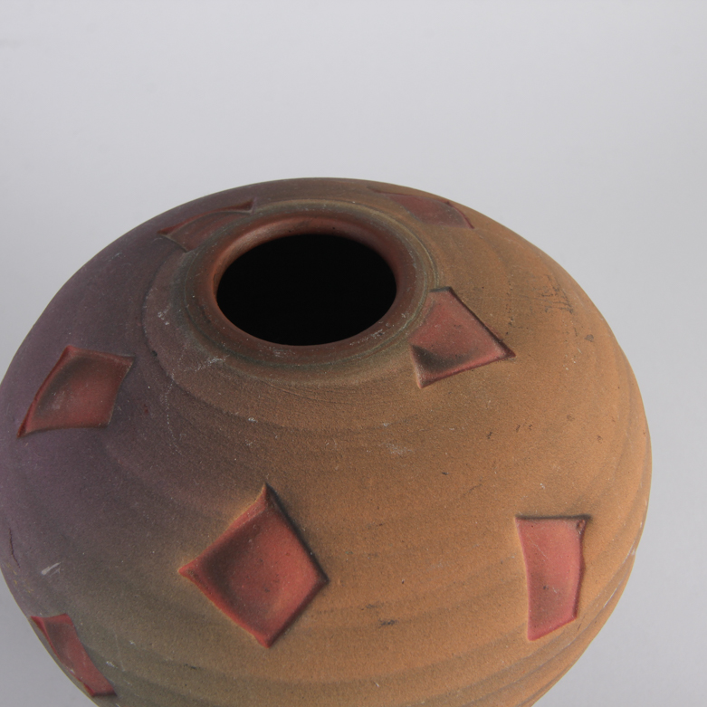 Pair of Tapered  Ceramic Vases