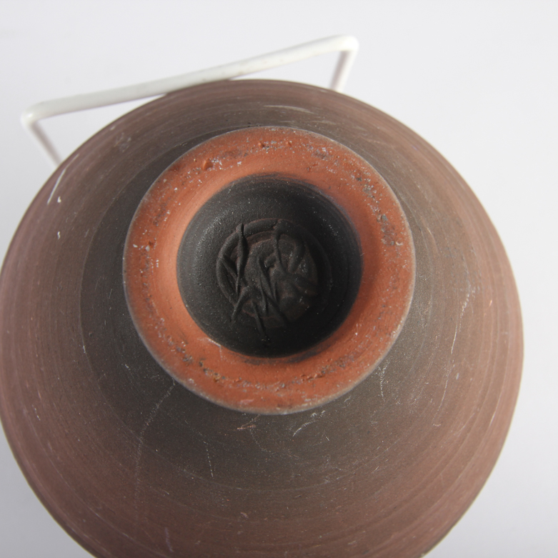 Pair of Tapered  Ceramic Vases