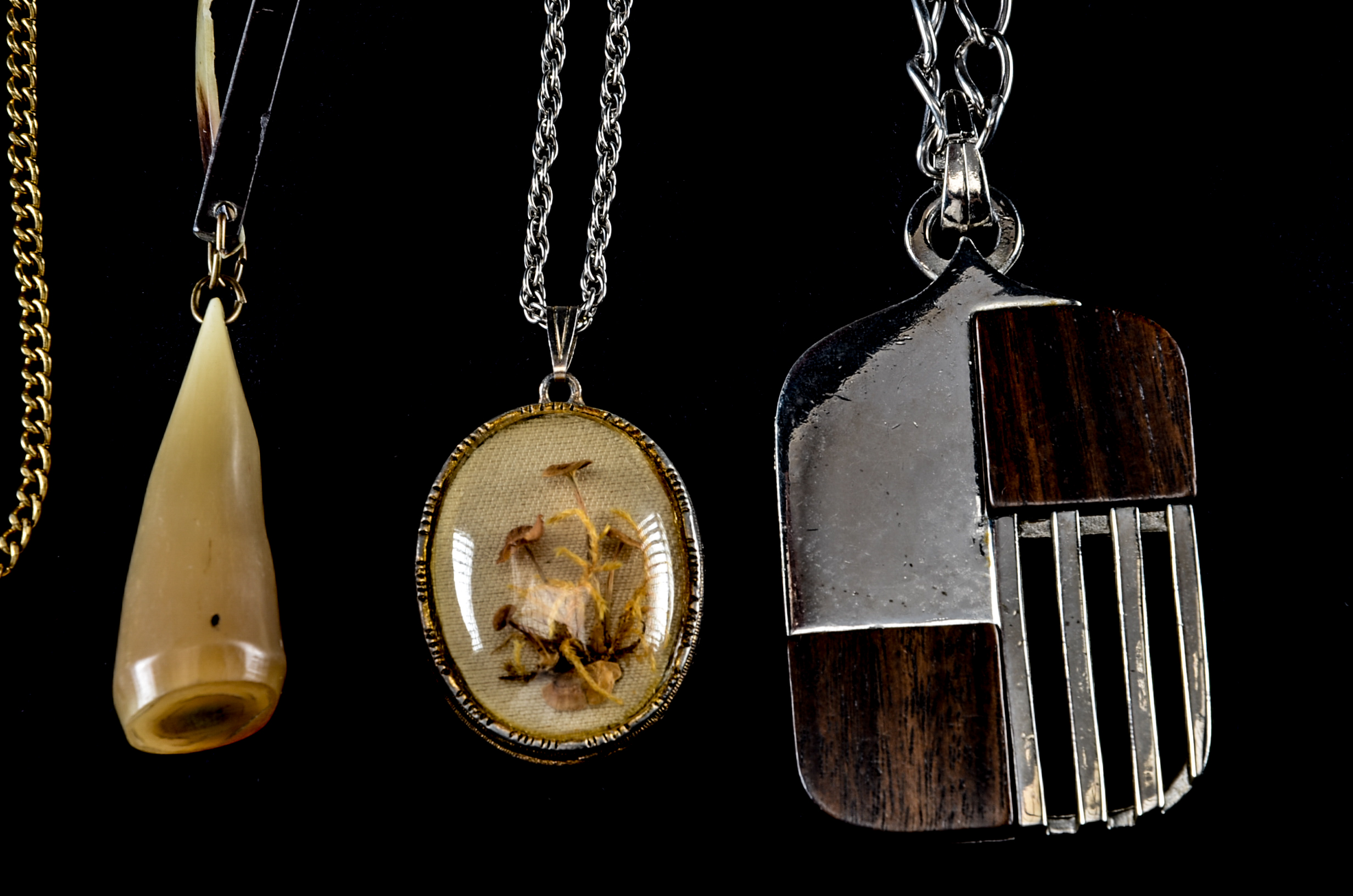 Group of Jewelry Including Horn Necklace