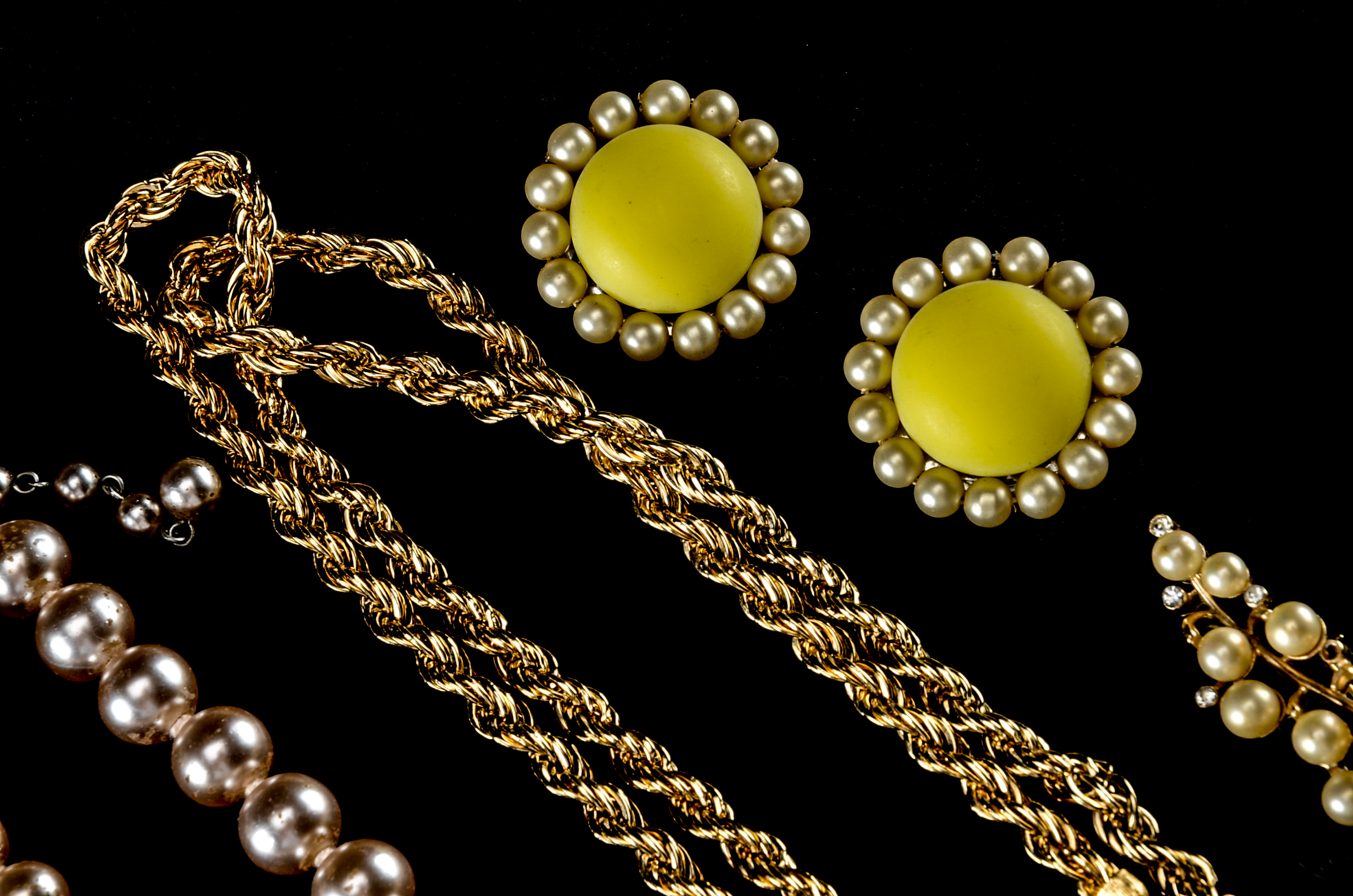 Group of Vintage Costume Jewelry