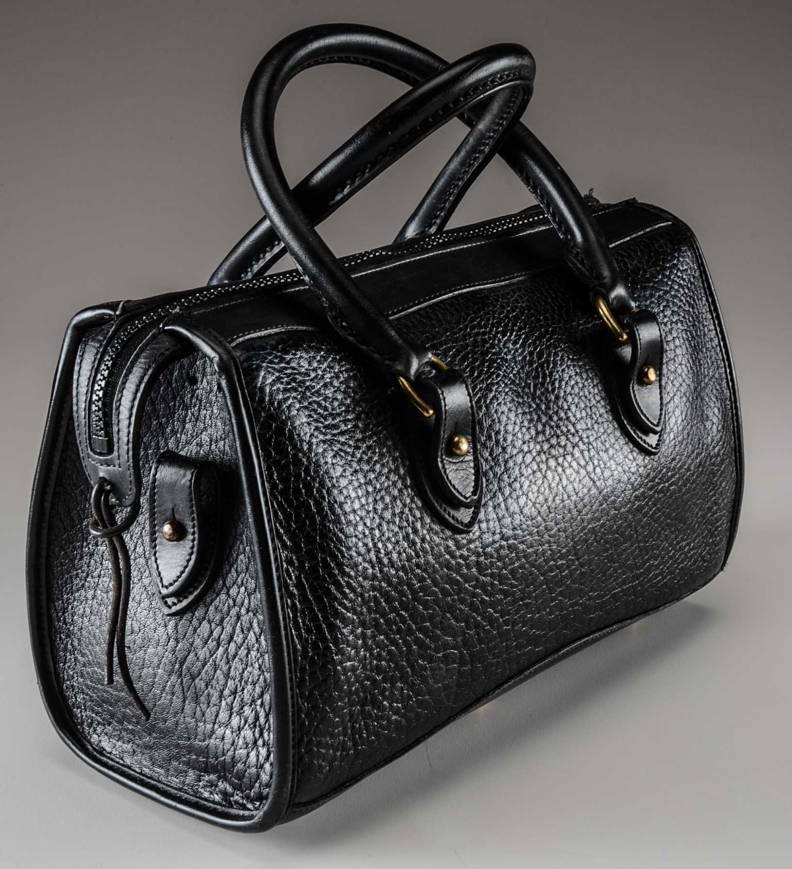 Dooney and Bourke Early 1980s Bridle Leather Tack Bag