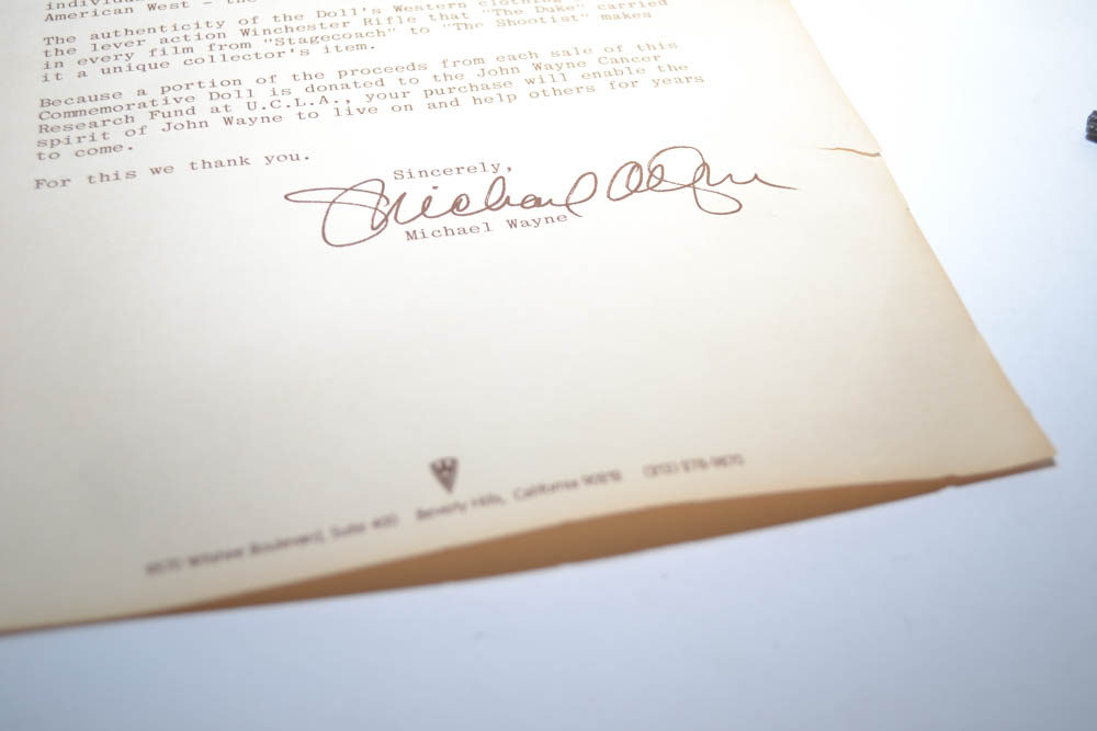 Vintage John Wayne Doll by The Effanbee Doll Corporation