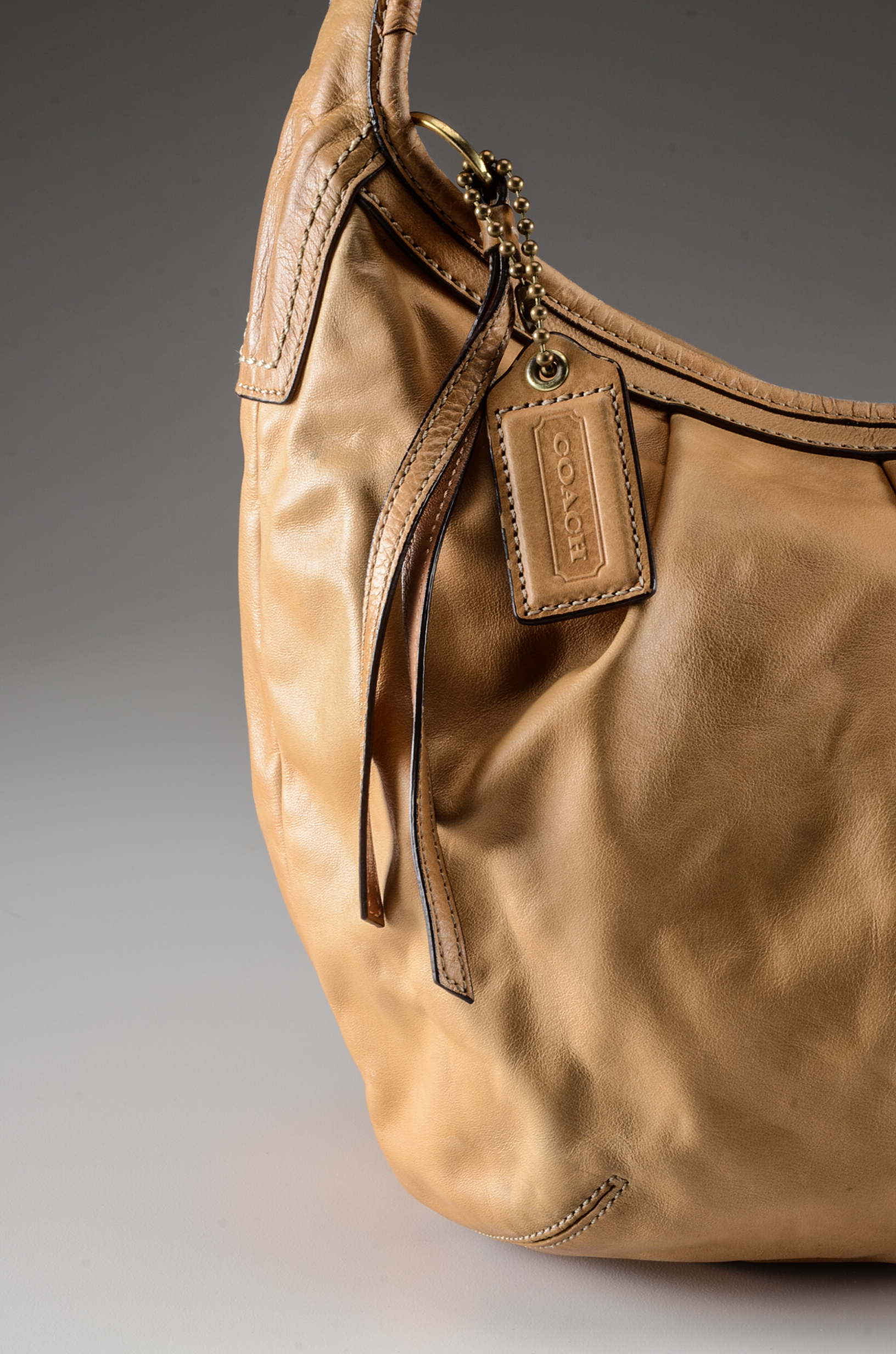 Coach Ergo Tan Leather Shoulder Bag