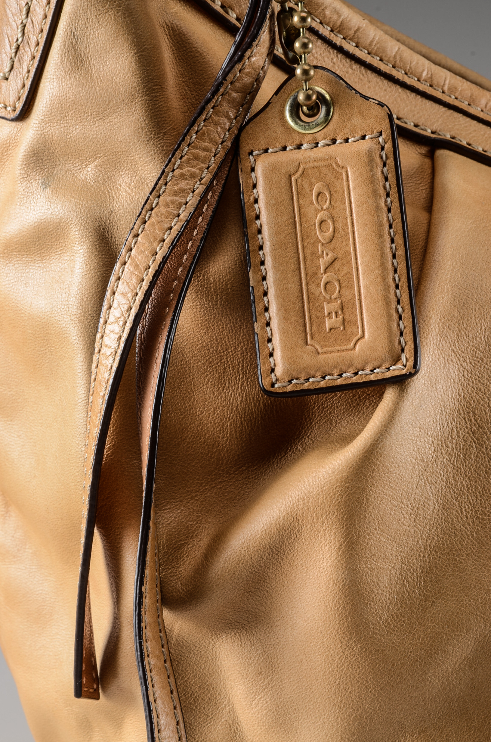 Coach Ergo Tan Leather Shoulder Bag