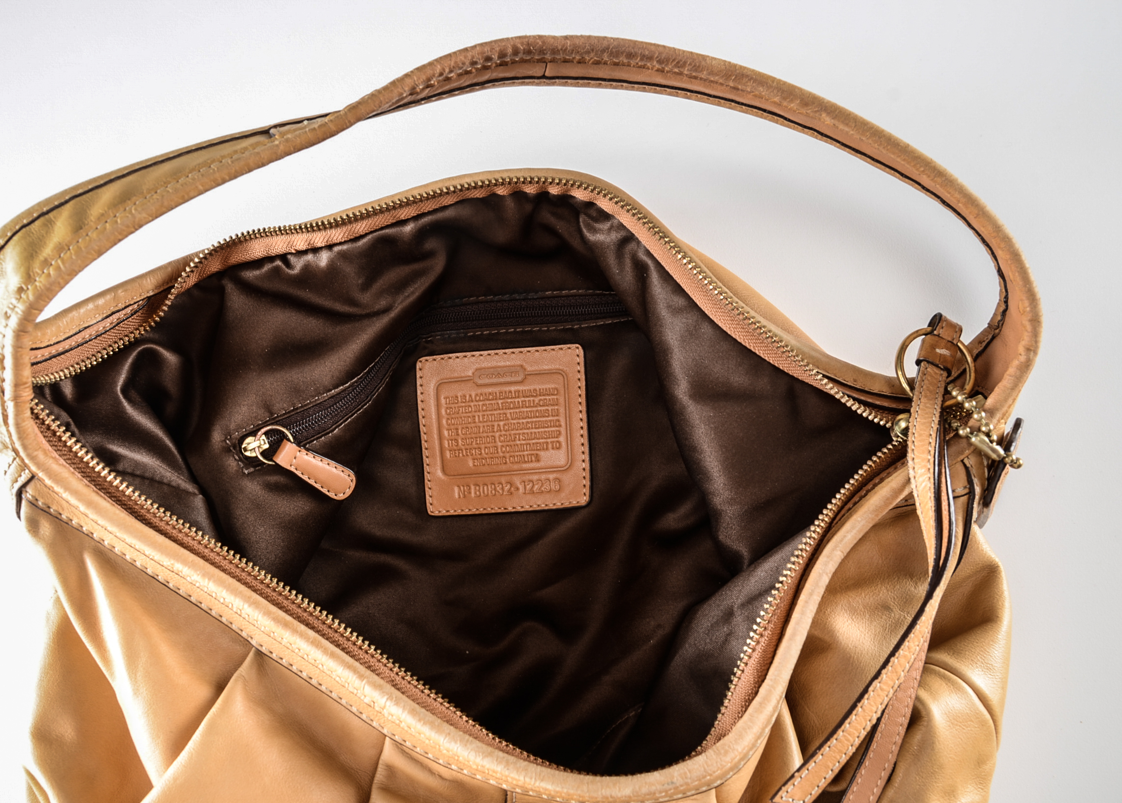 Coach Ergo Tan Leather Shoulder Bag