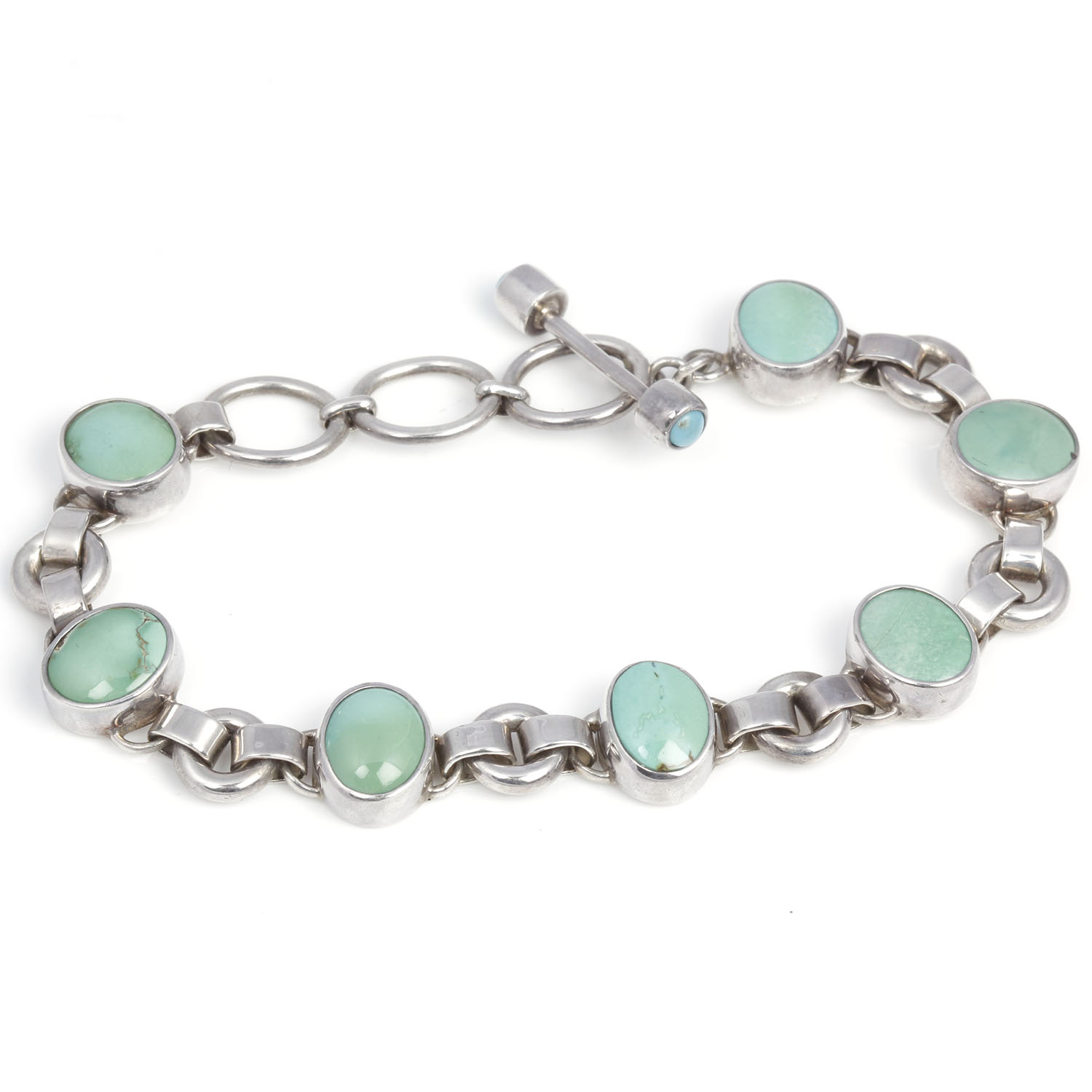 Sterling Silver Turquoise Bracelet