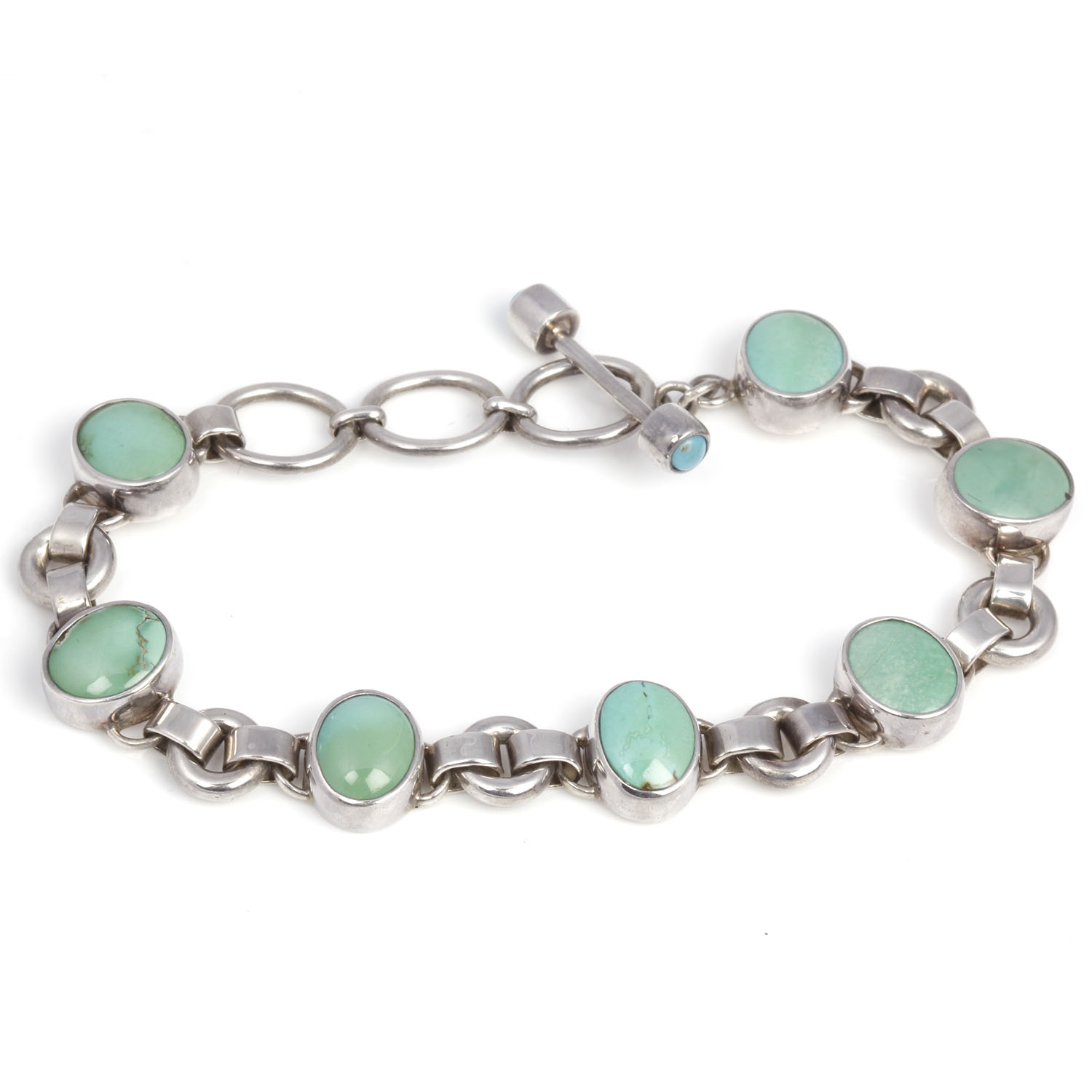 Sterling Silver Turquoise Bracelet
