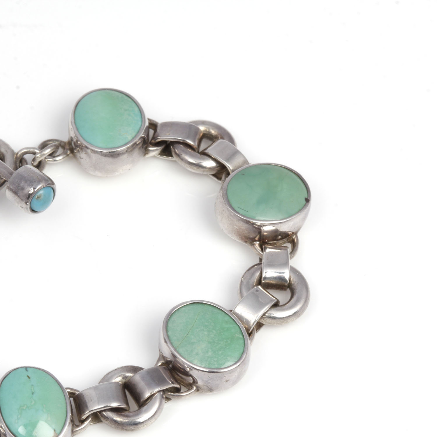 Sterling Silver Turquoise Bracelet