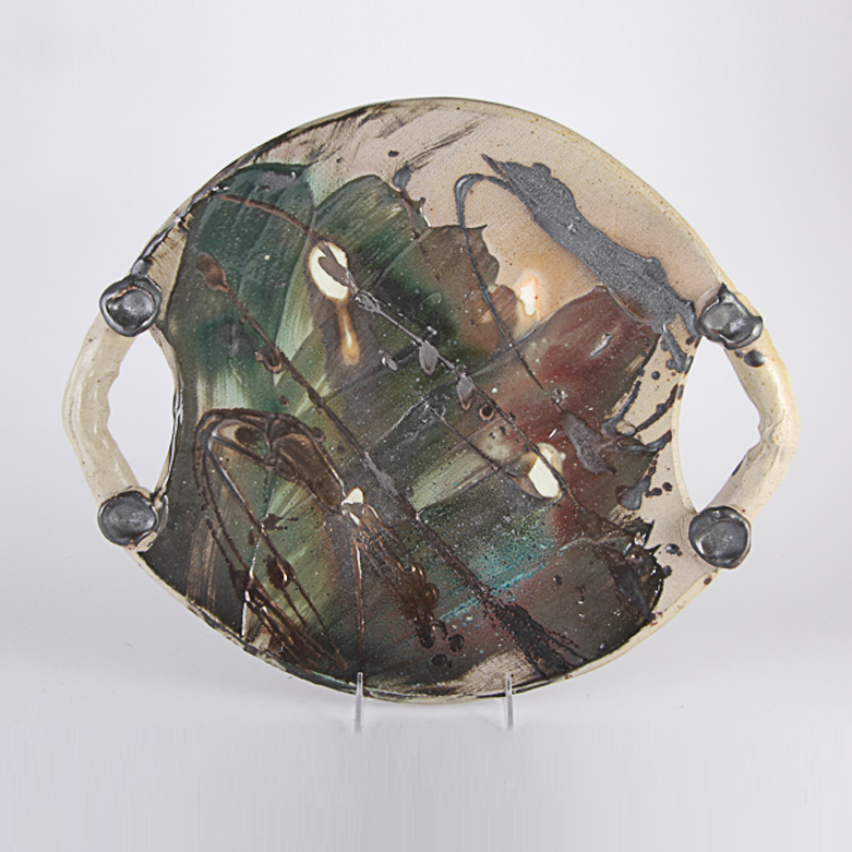 Signed Handmade Pottery Tray