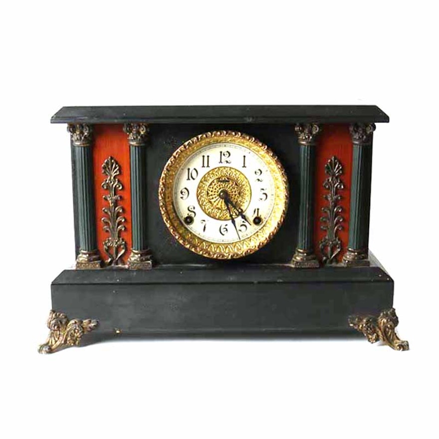 Ingraham Victorian Era Mantel Clock
