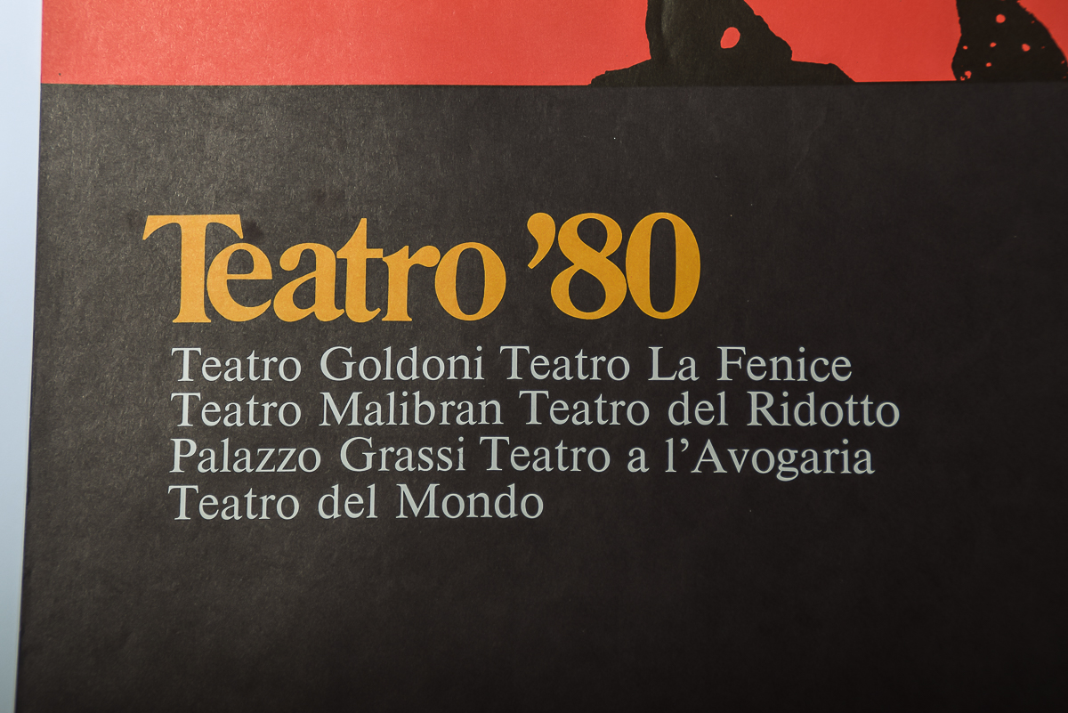 1980 Carnevale A Venezia La Biennale Poster