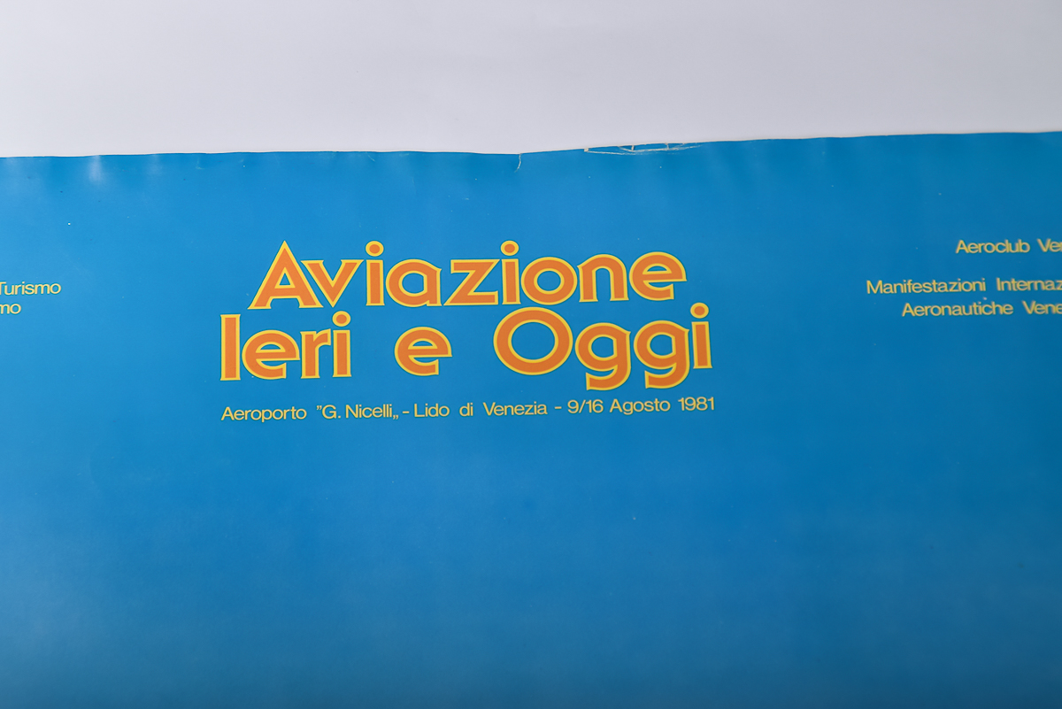 Guerrino Boatto Aviation Comune di Venezia Poster