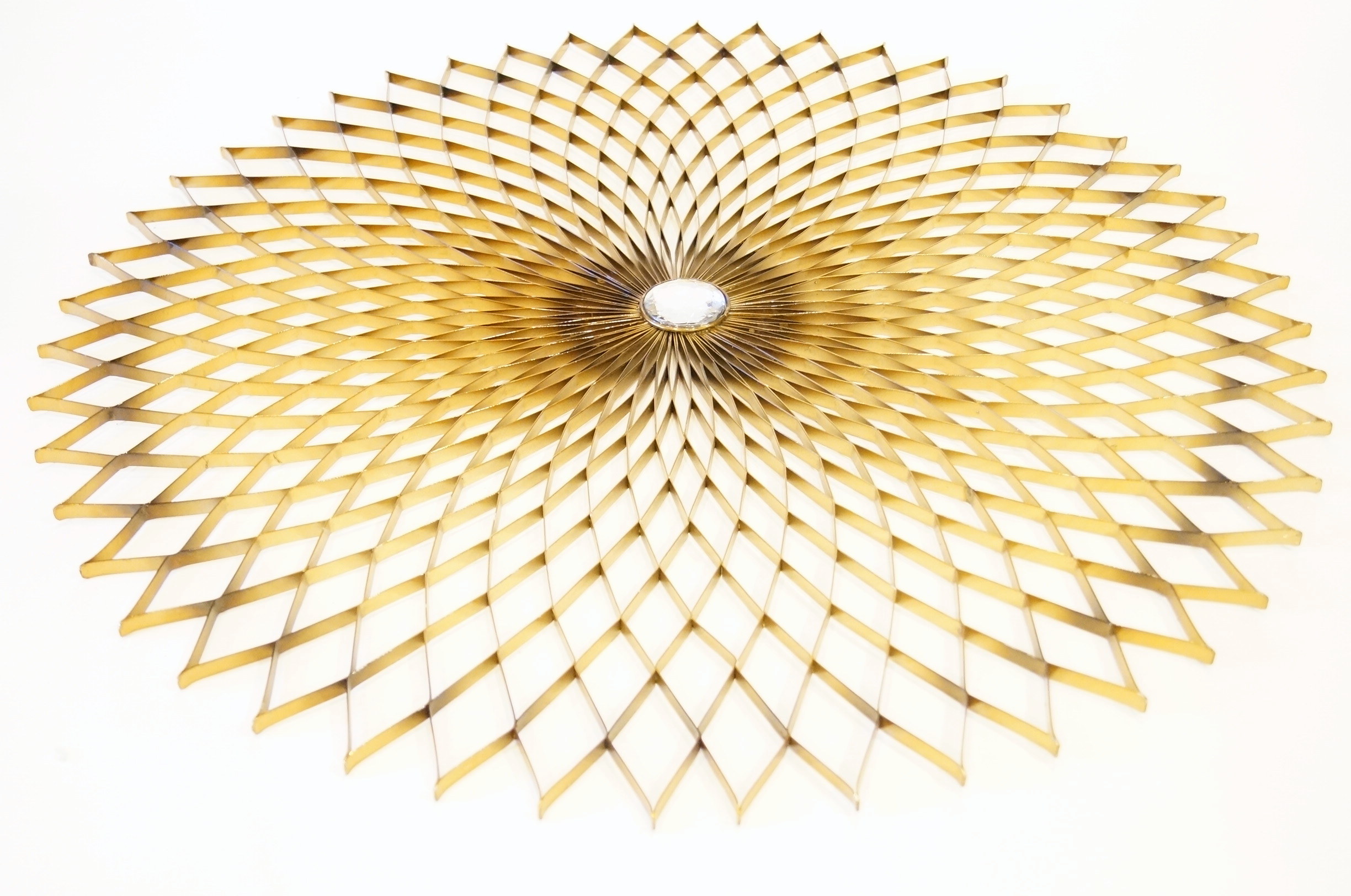 Metal Sunburst Wall Hanging