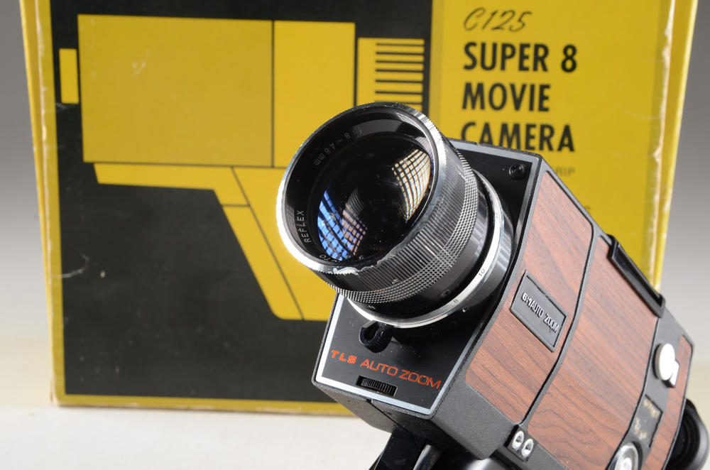 Vintage Sears Super 8 Movie Camera and Bell & Howell Movie Projector