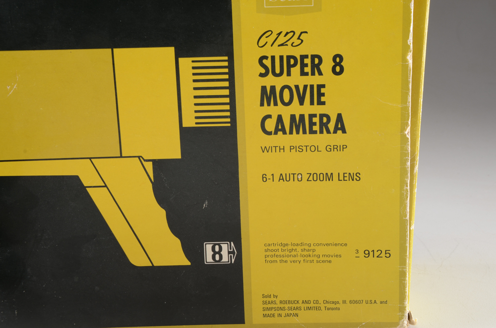 Vintage Sears Super 8 Movie Camera and Bell & Howell Movie Projector