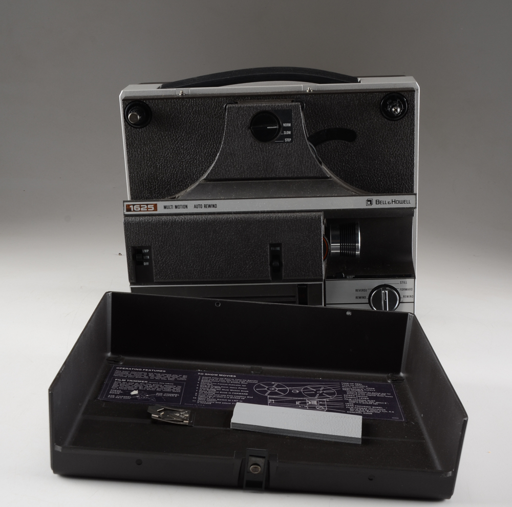 Vintage Sears Super 8 Movie Camera and Bell & Howell Movie Projector