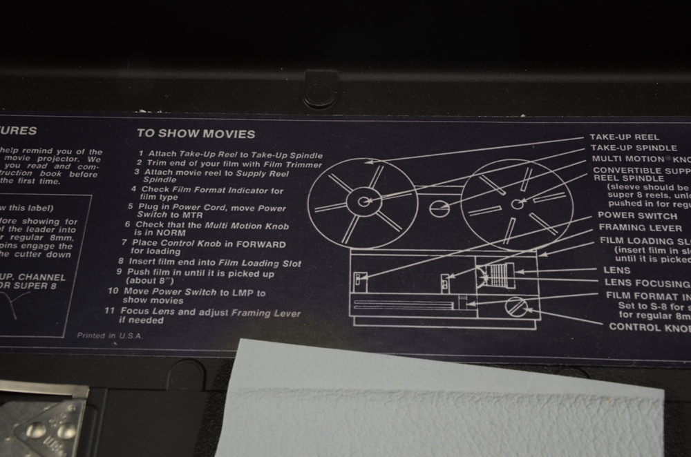 Vintage Sears Super 8 Movie Camera and Bell & Howell Movie Projector