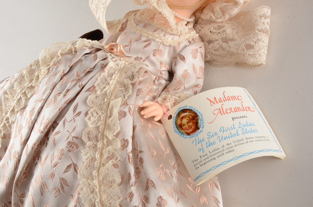 Set of Six Madame Alexander "First Lady Doll Collection" Dolls