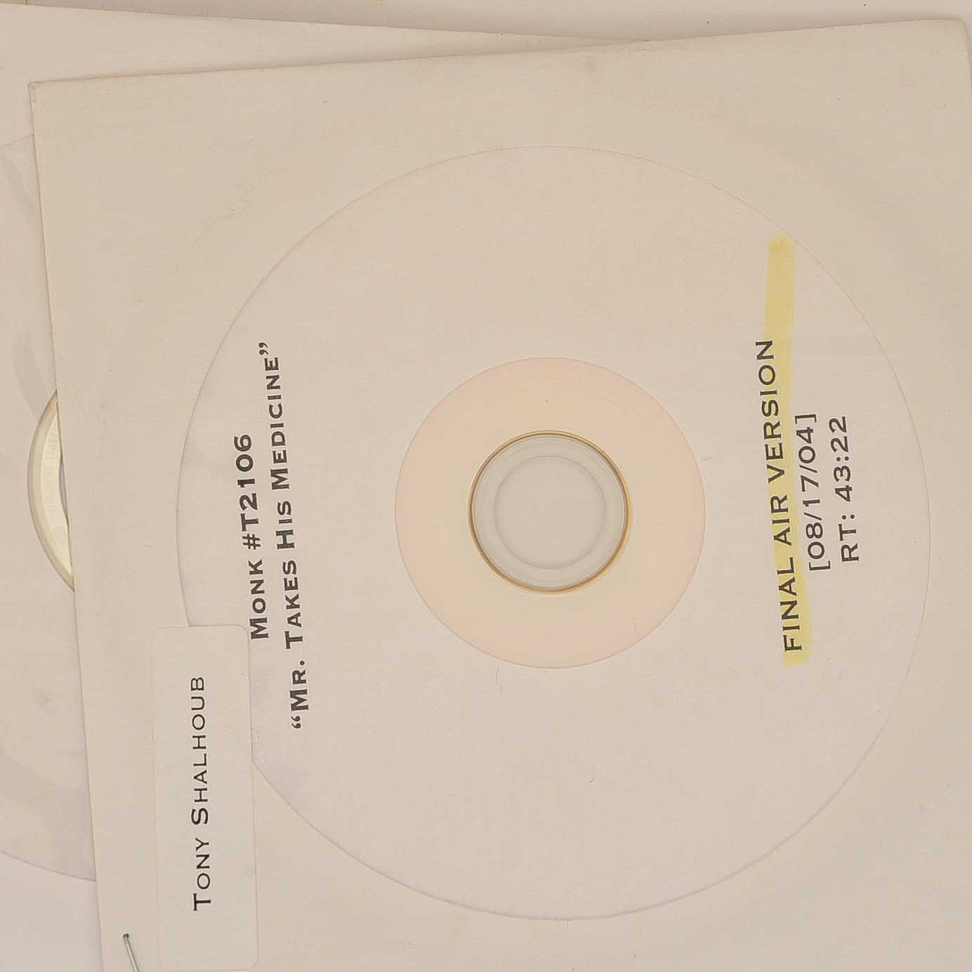 Collection of Signed Memorabilia from Television Series Monk