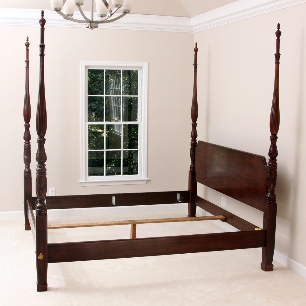 Henredon Four Poster King Bed Frame