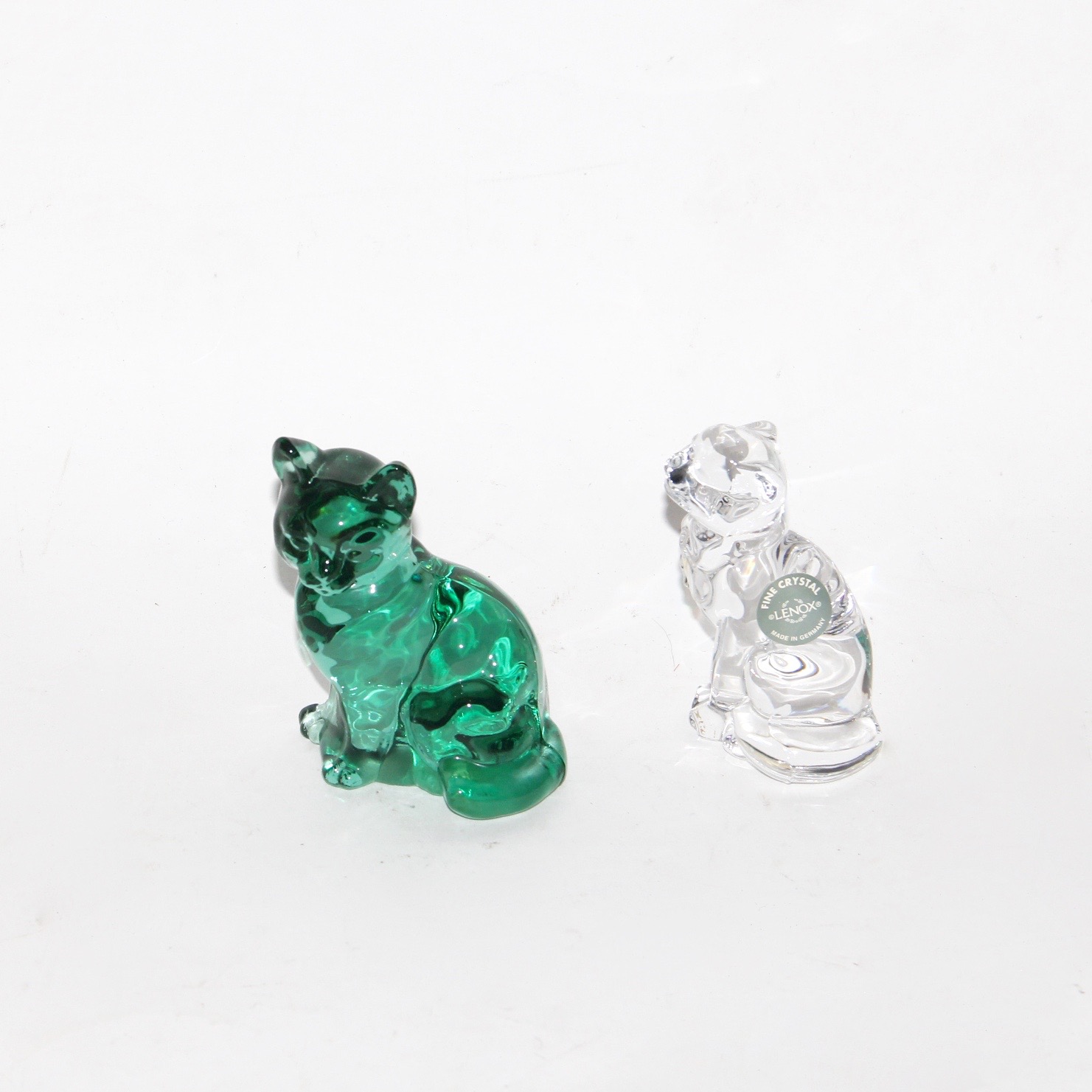 Fenton and Lenox Cat Figurines