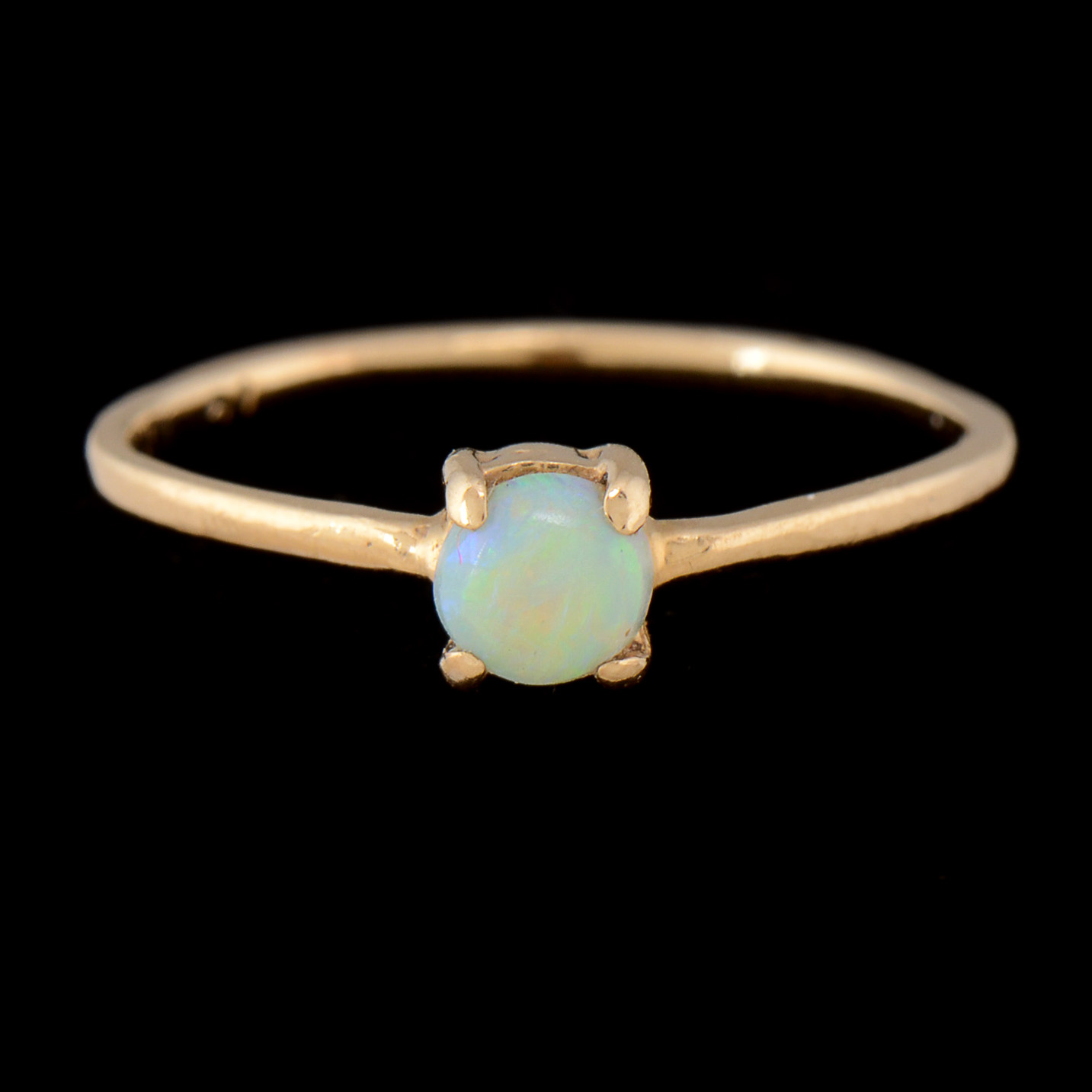 10K Yellow Gold Opal Ring