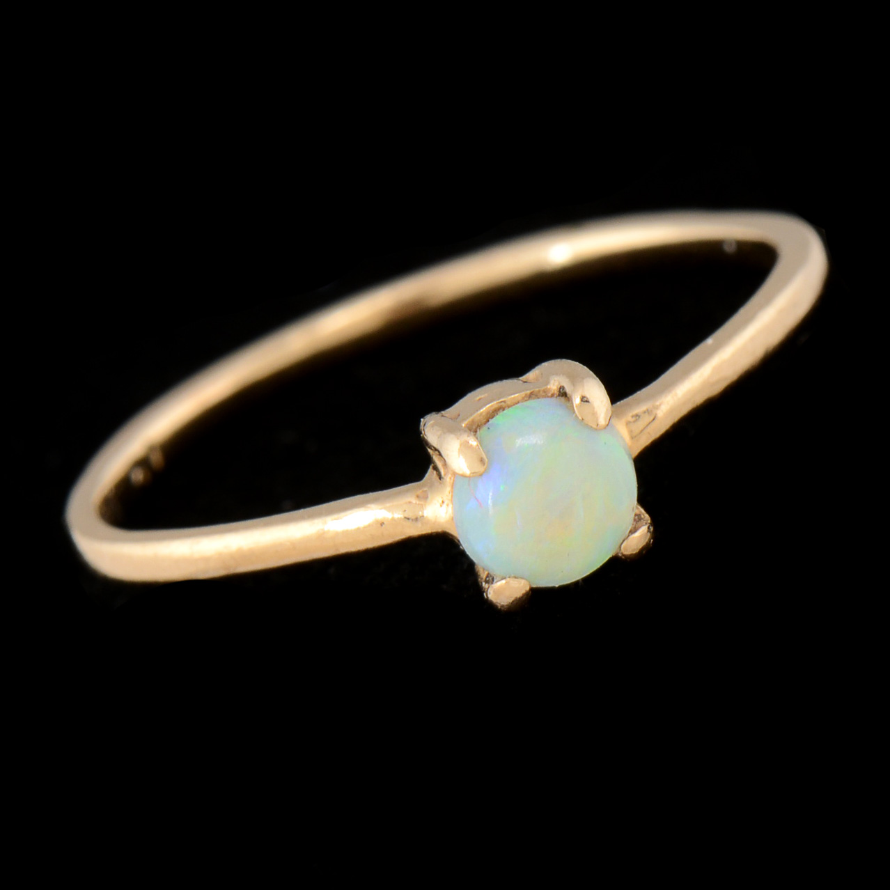10K Yellow Gold Opal Ring