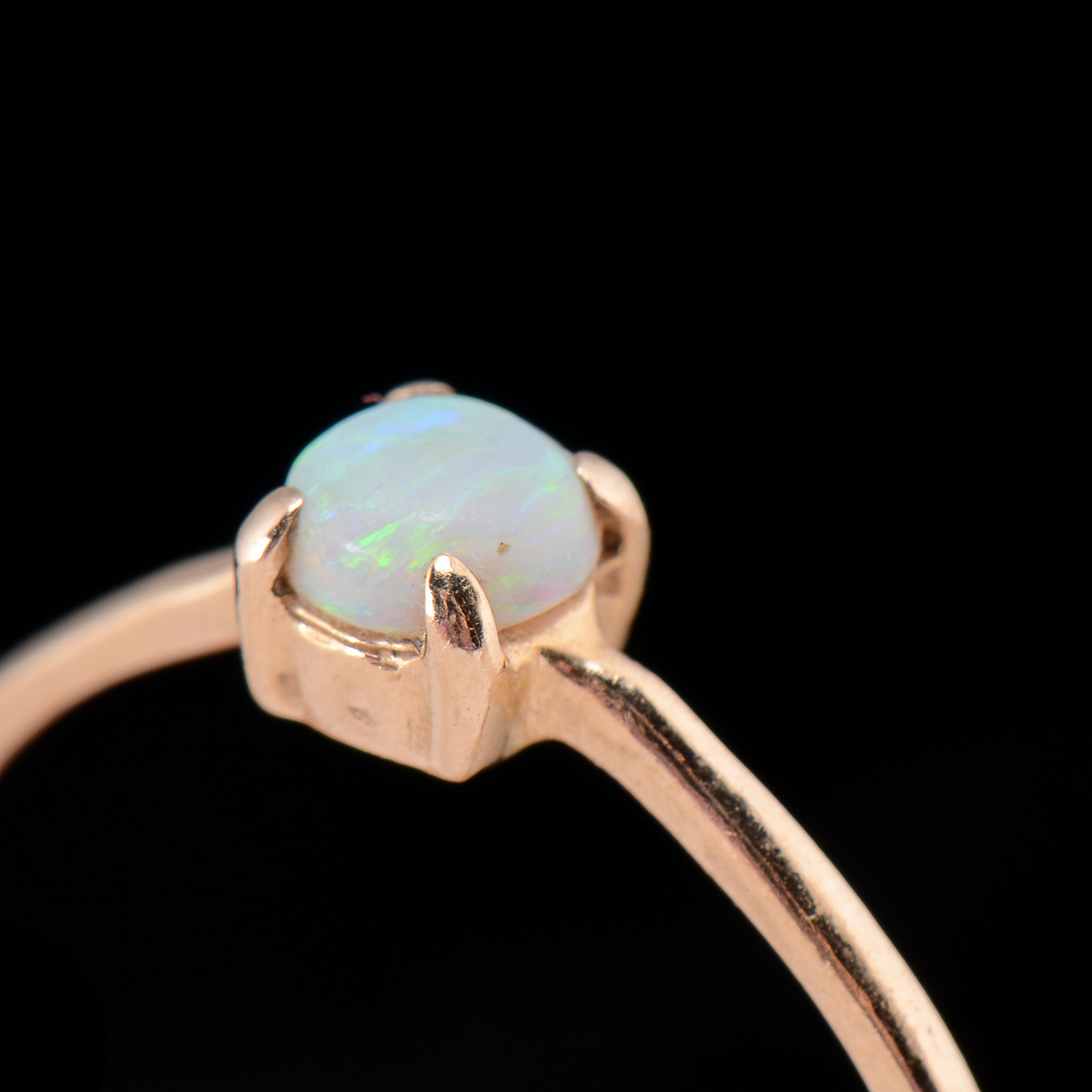 10K Yellow Gold Opal Ring