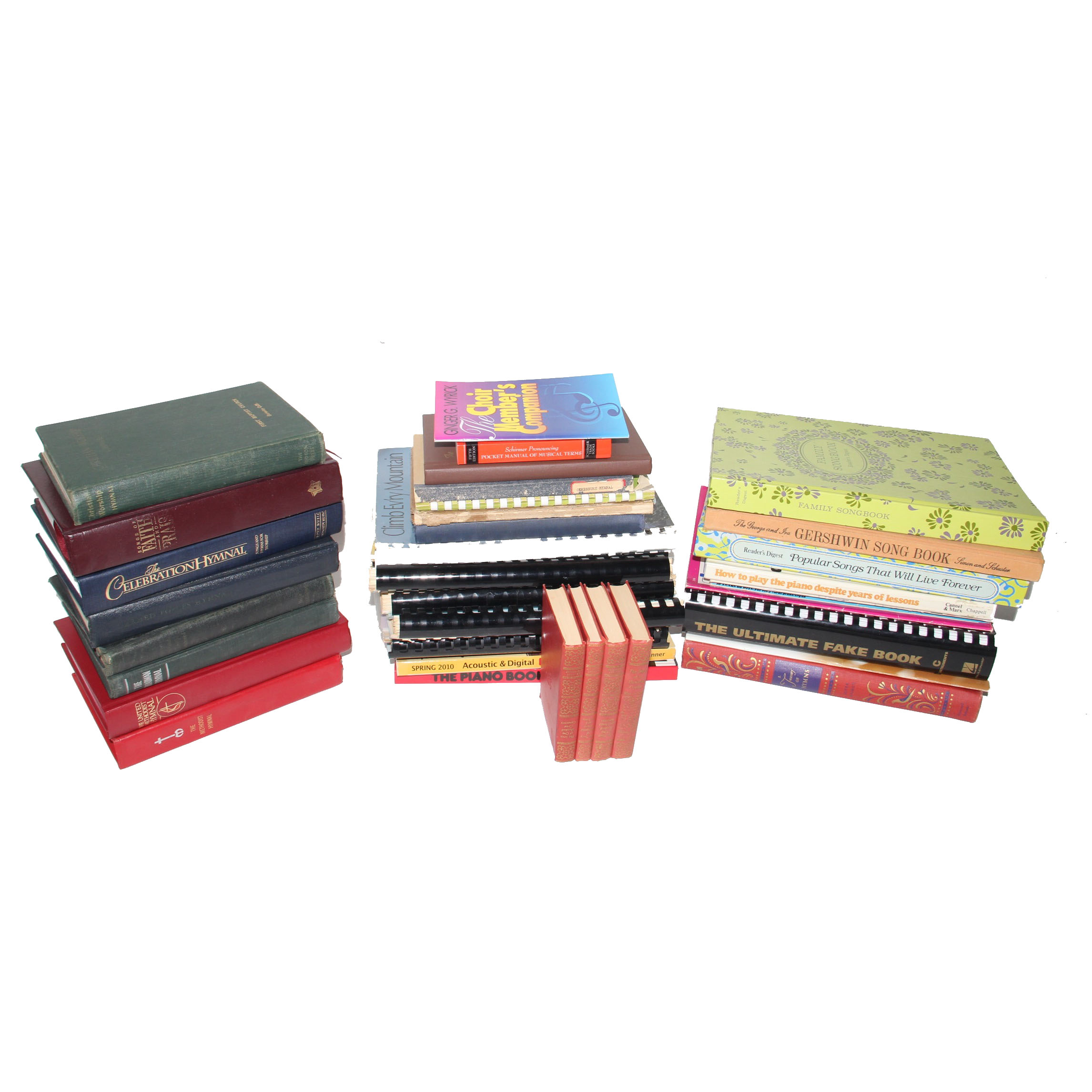 Grouping of Hymnals and Music Books