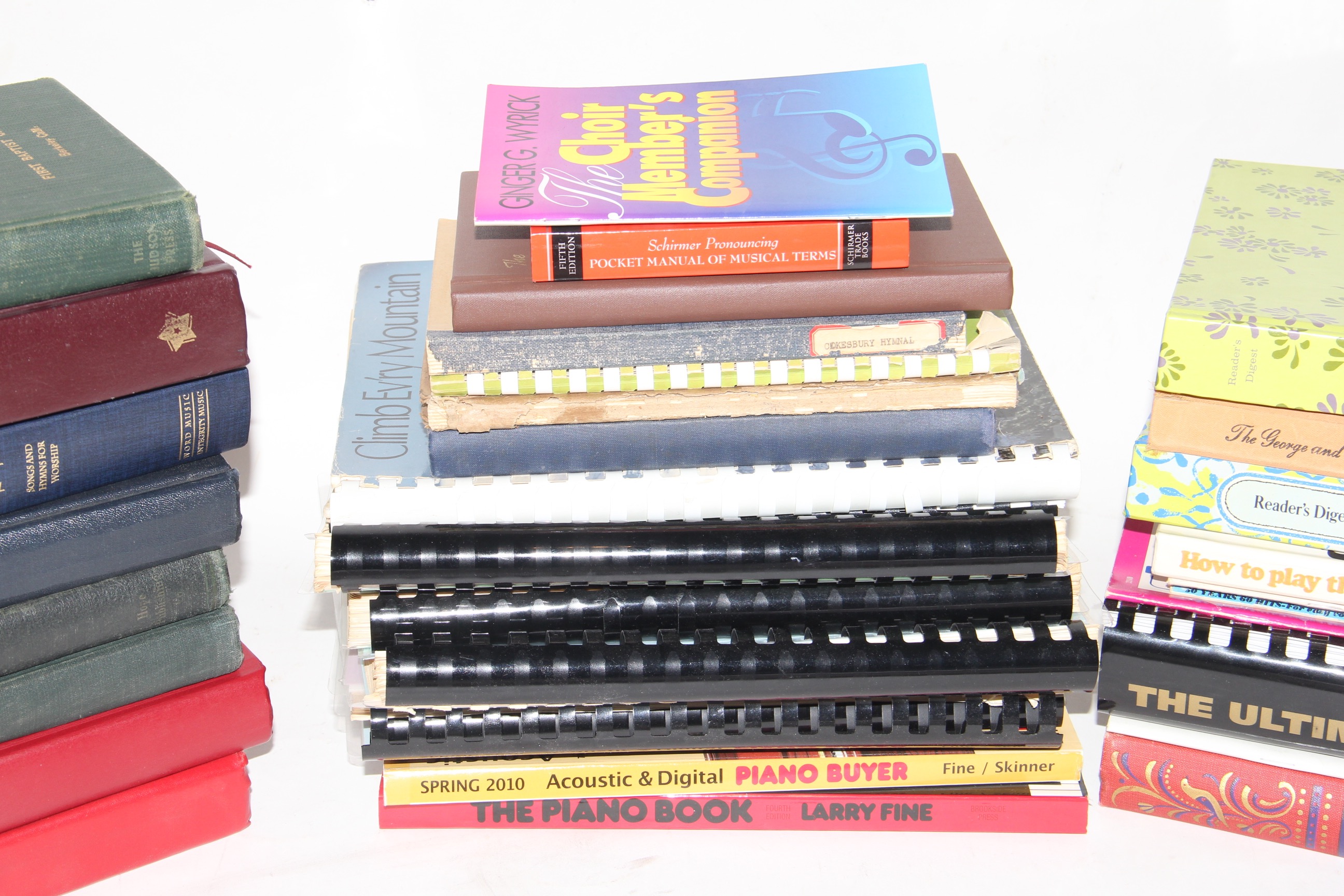 Grouping of Hymnals and Music Books