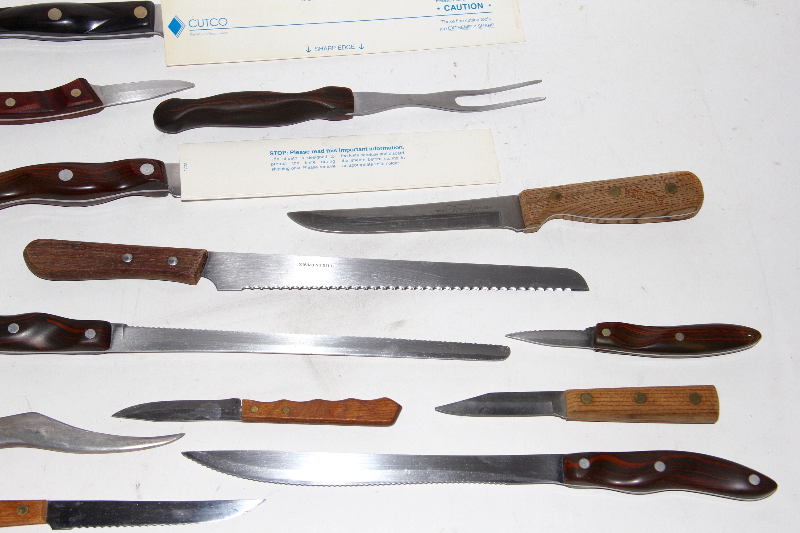Collection of Knives Including Cutco