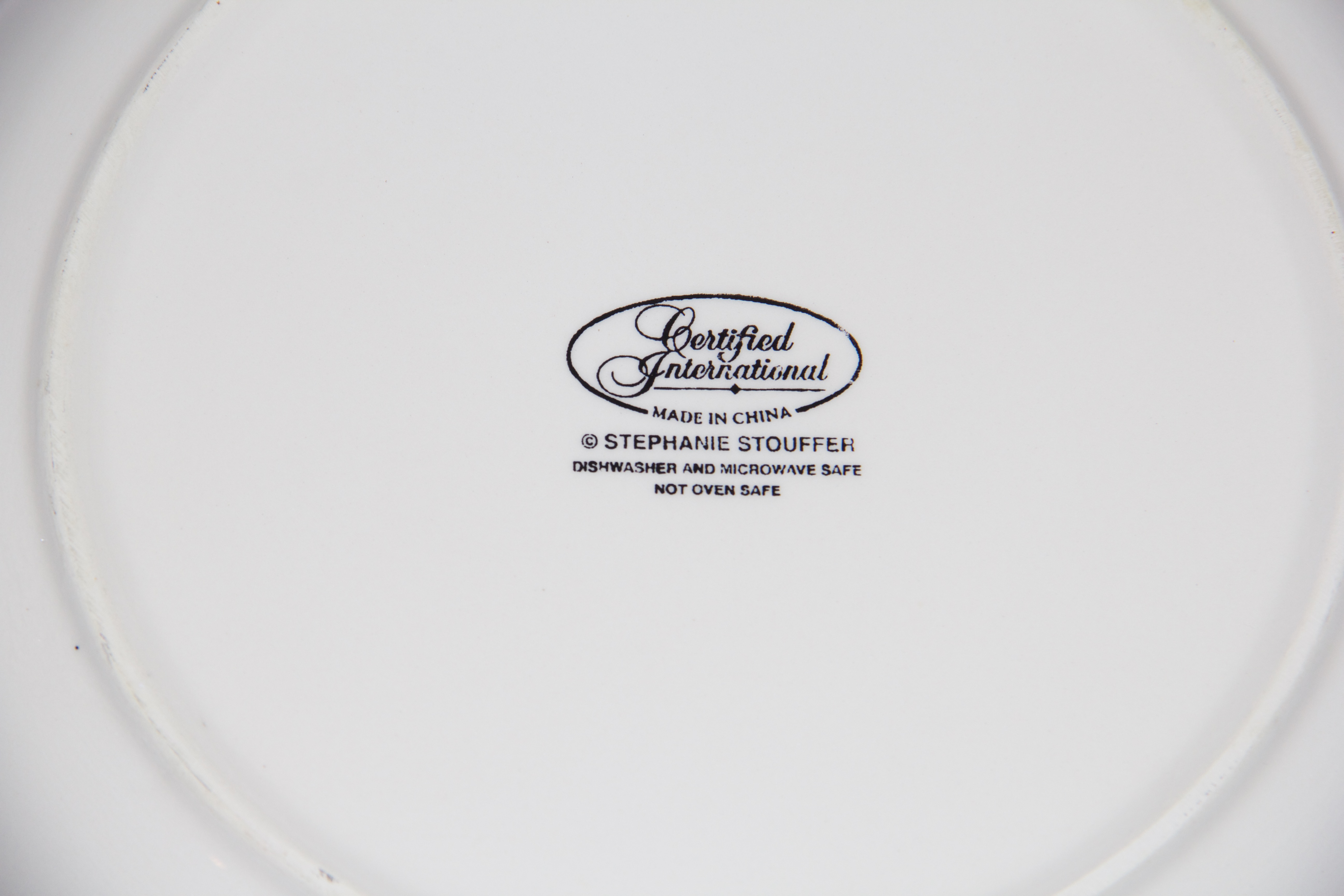 Set of Chef Themed Ceramic Pasta Bowls and Shaker