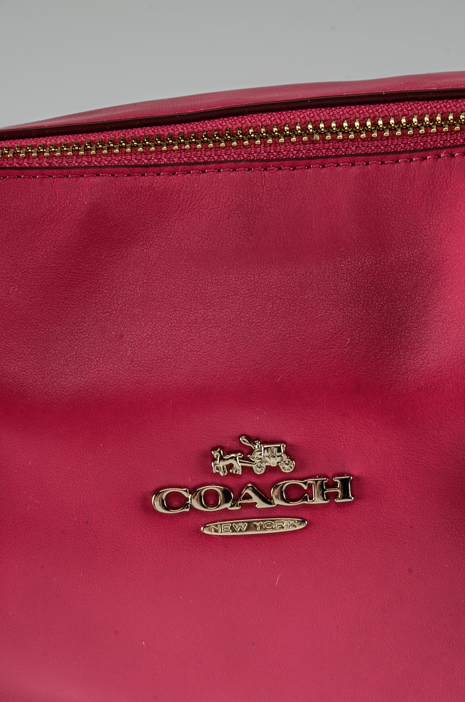 Coach Pink Leather Colette Shoulder Satchel, New With Tag