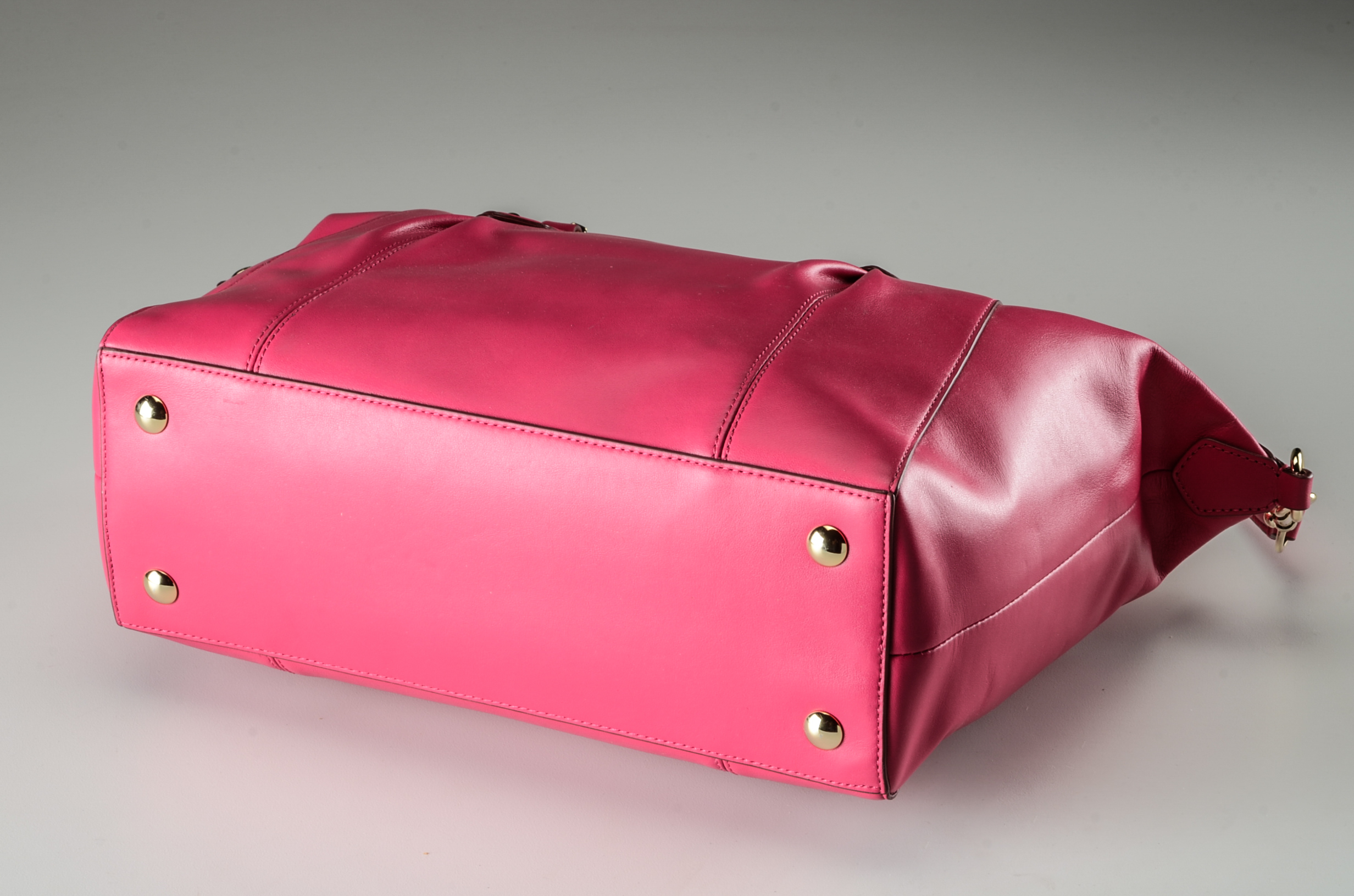 Coach Pink Leather Colette Shoulder Satchel, New With Tag