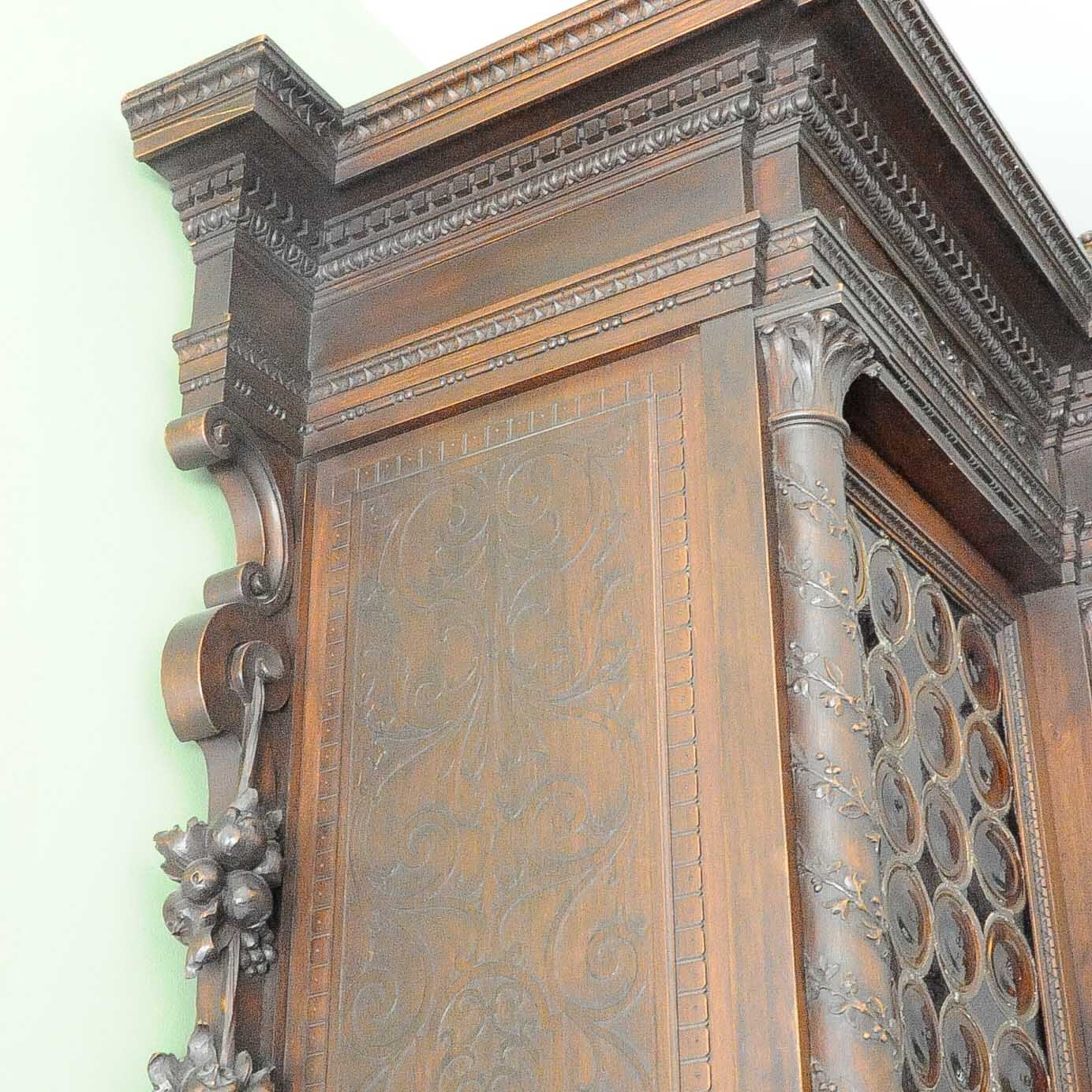 Very Fine Italian Renaissance Revival Antique Sideboard